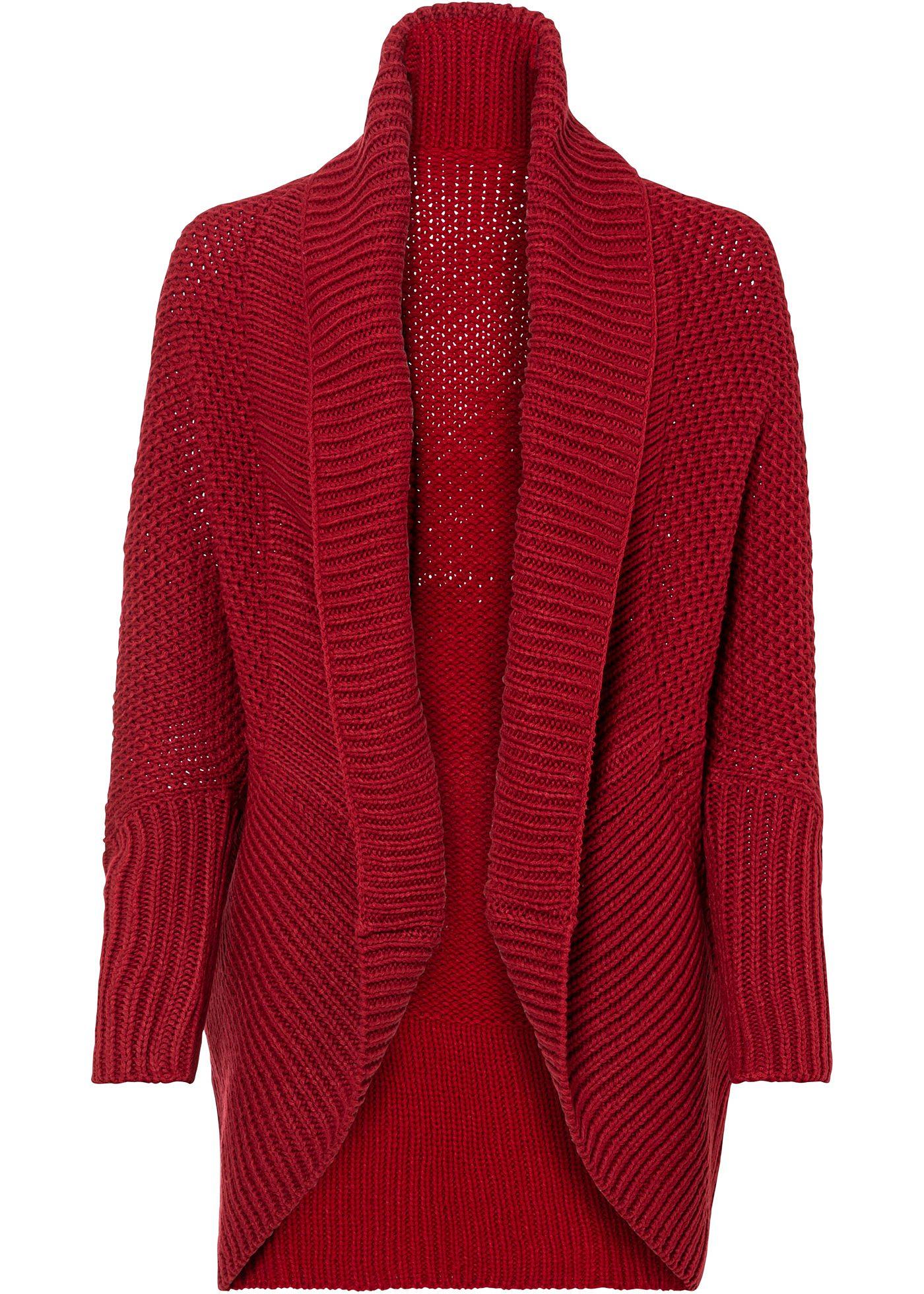 Gilet en maille court-long