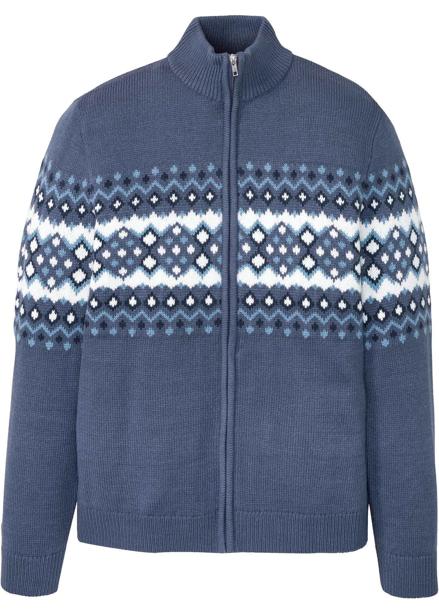 Gilet en maille norvégien avec polyacrylique recyclé