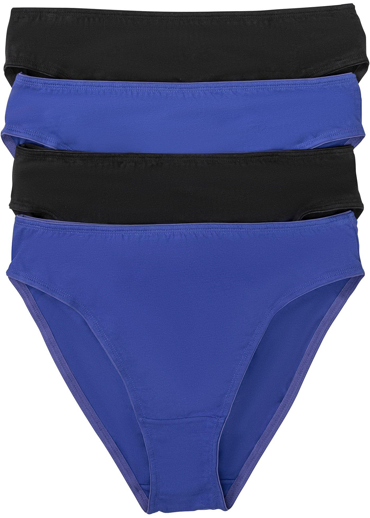 Lot de 4 maxi slips échancrés