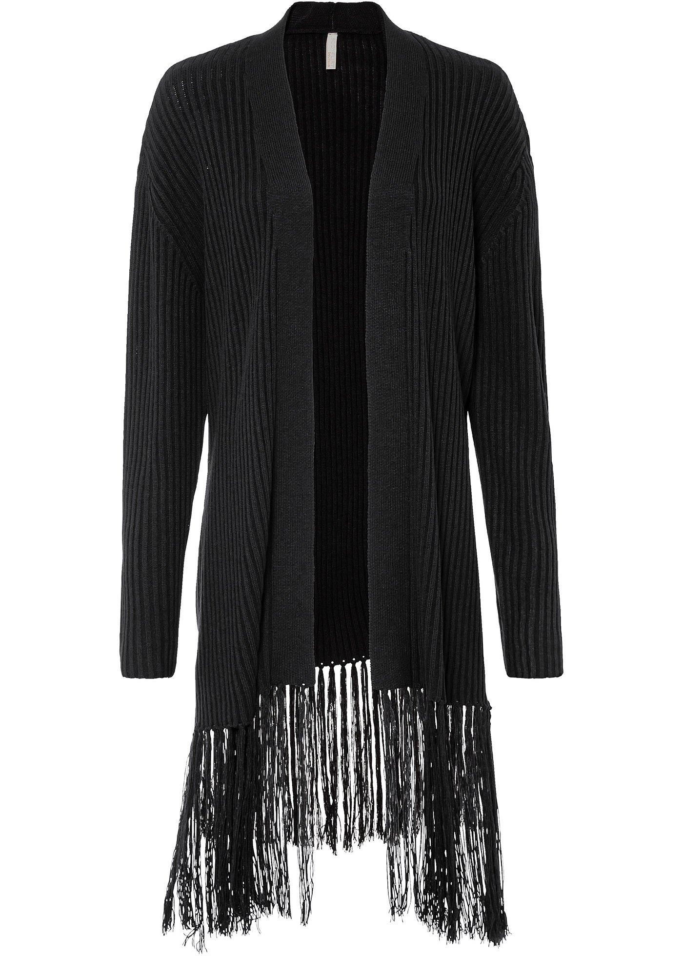 Image de Gilet en maille avec franges
