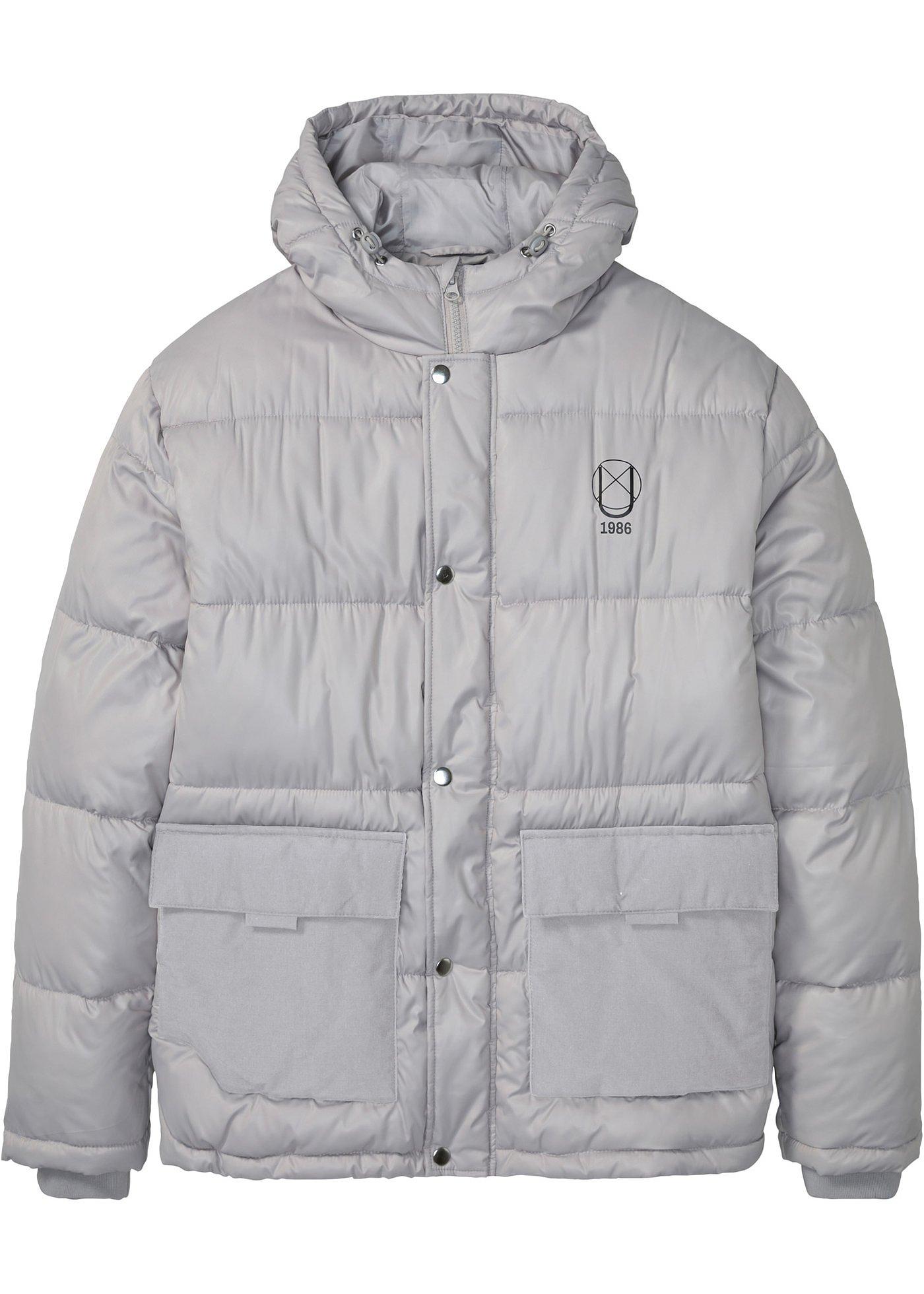 Veste matelassée en mélange de matière avec polyester recyclé, Loose Fit