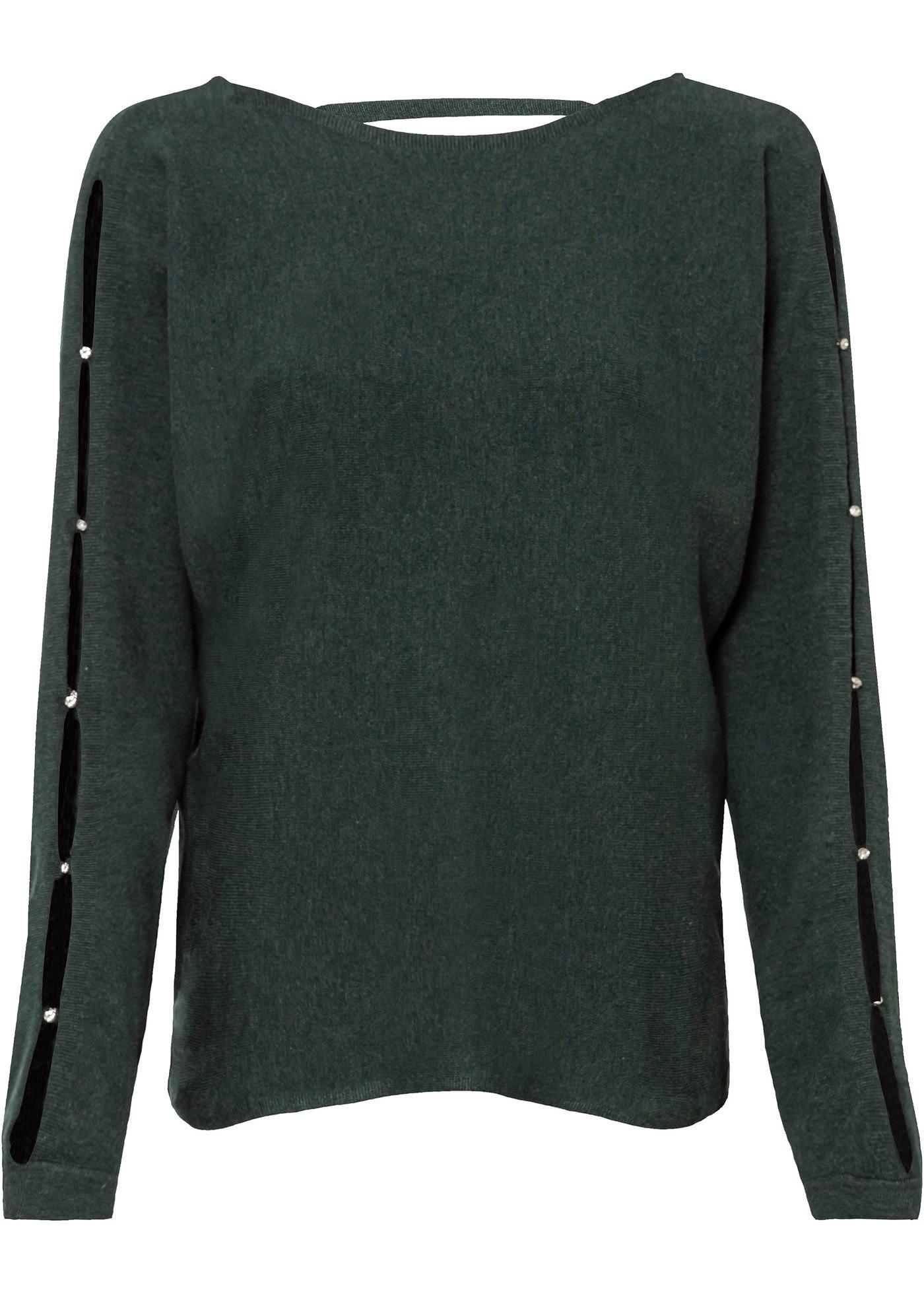 Pull avec éléments décoratifs en viscose