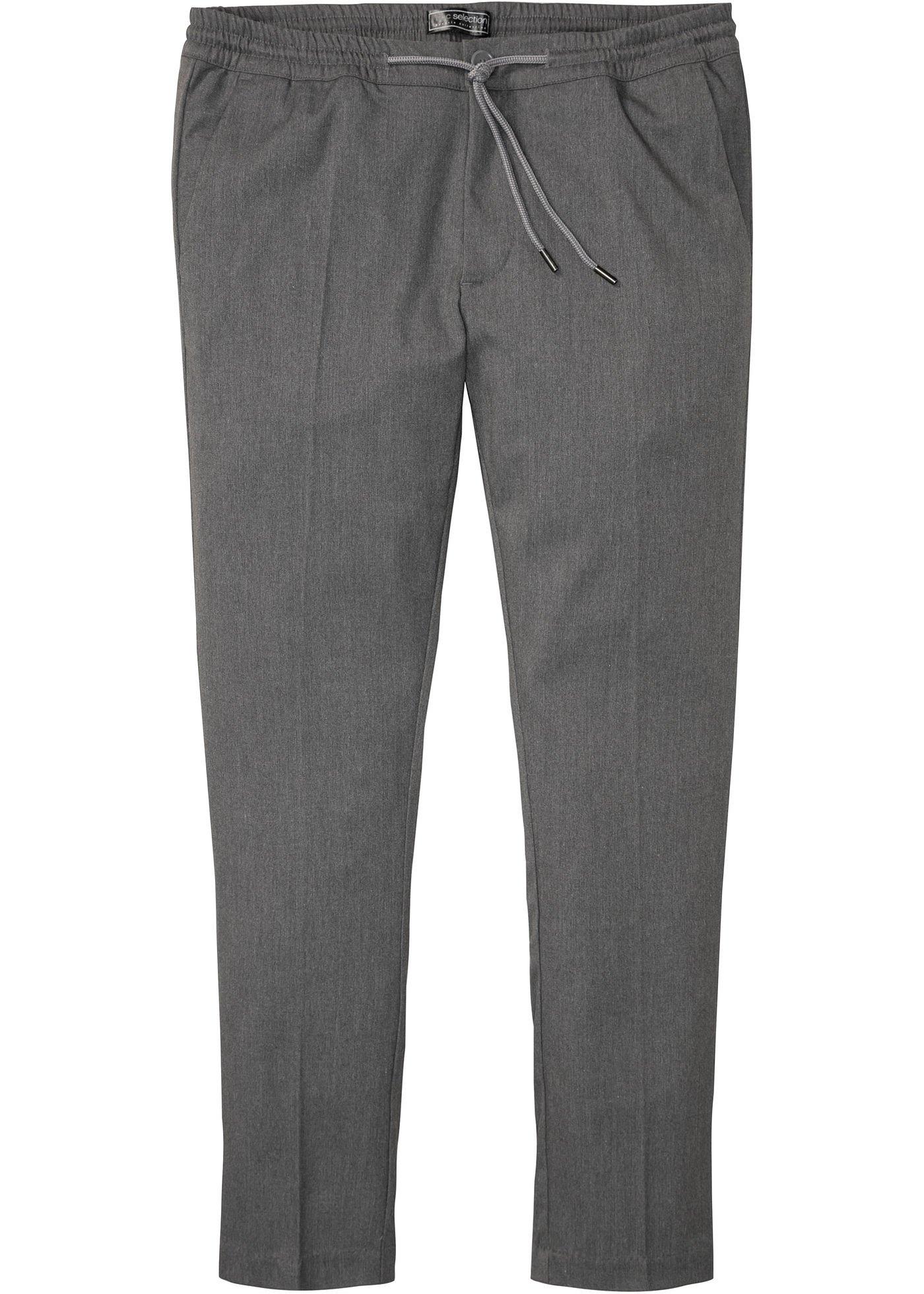 Pantalon chino taille extensible Regular Fit, Straight