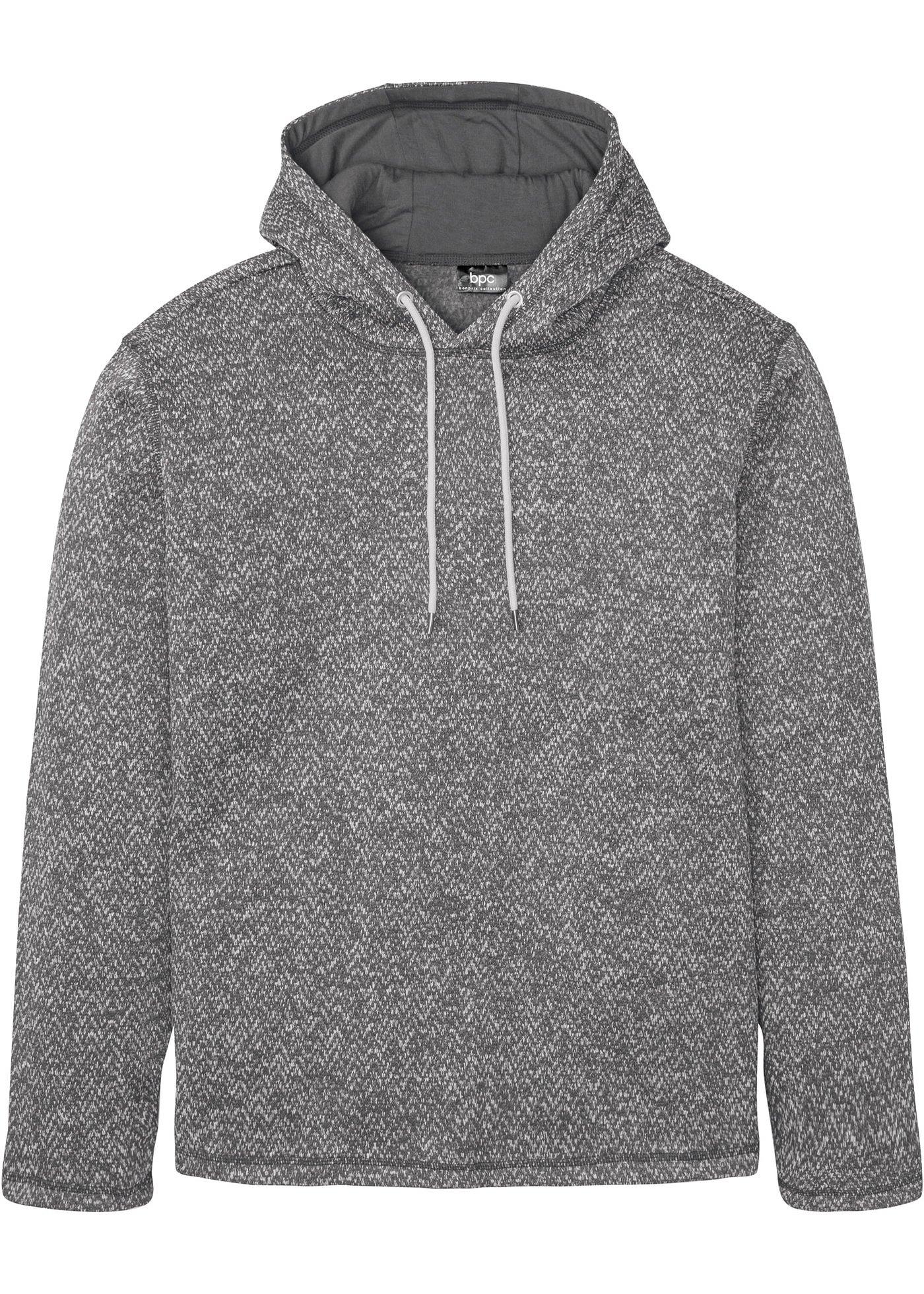 Pull en maille polaire avec capuche