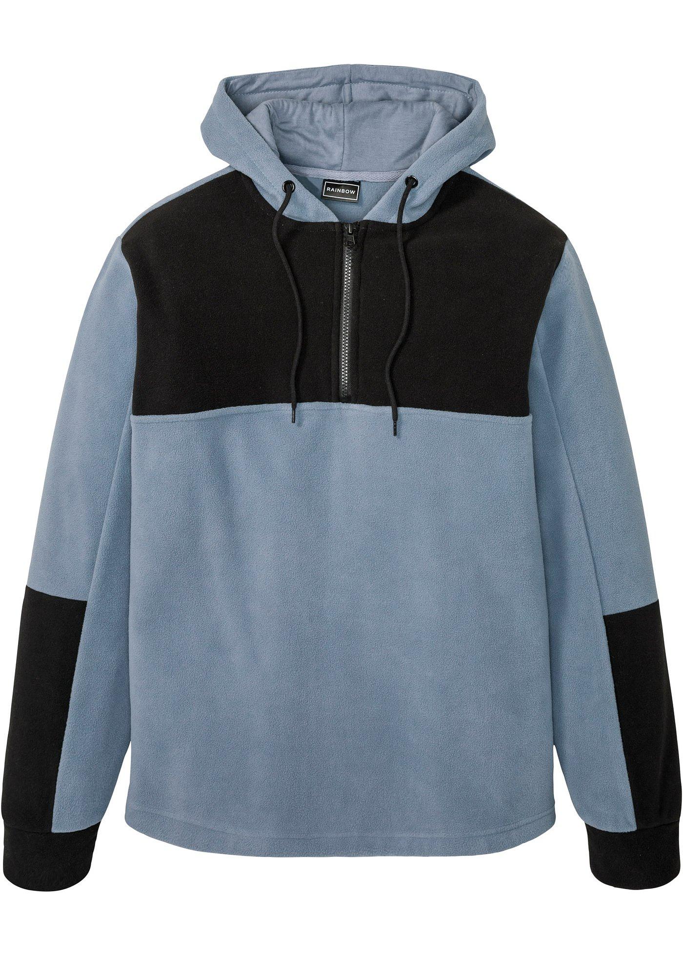 T-shirt en polaire à capuche, Loose Fit