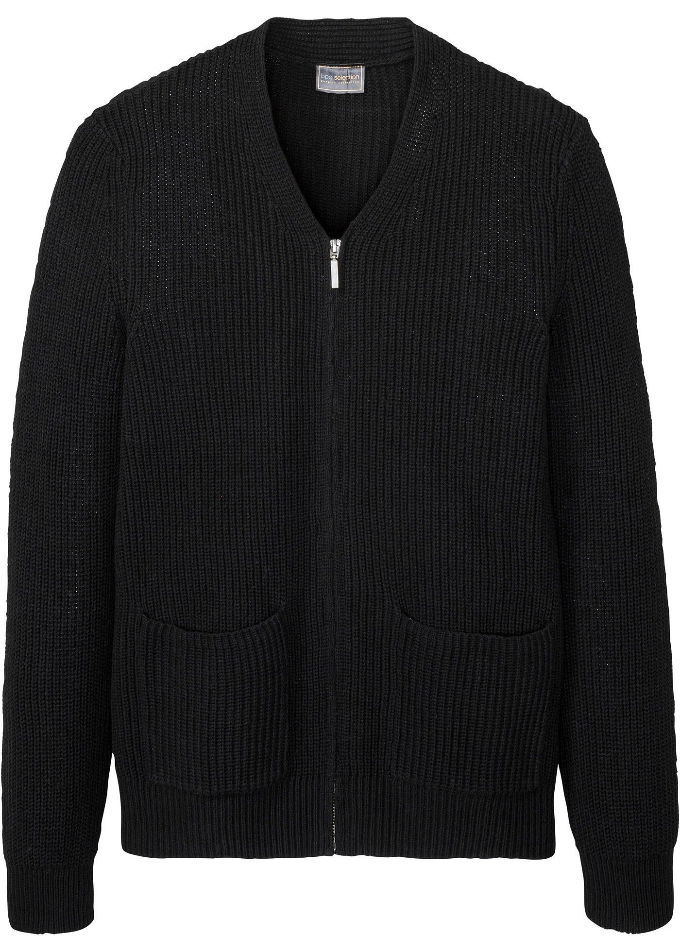 Gilet en maille à col baseball