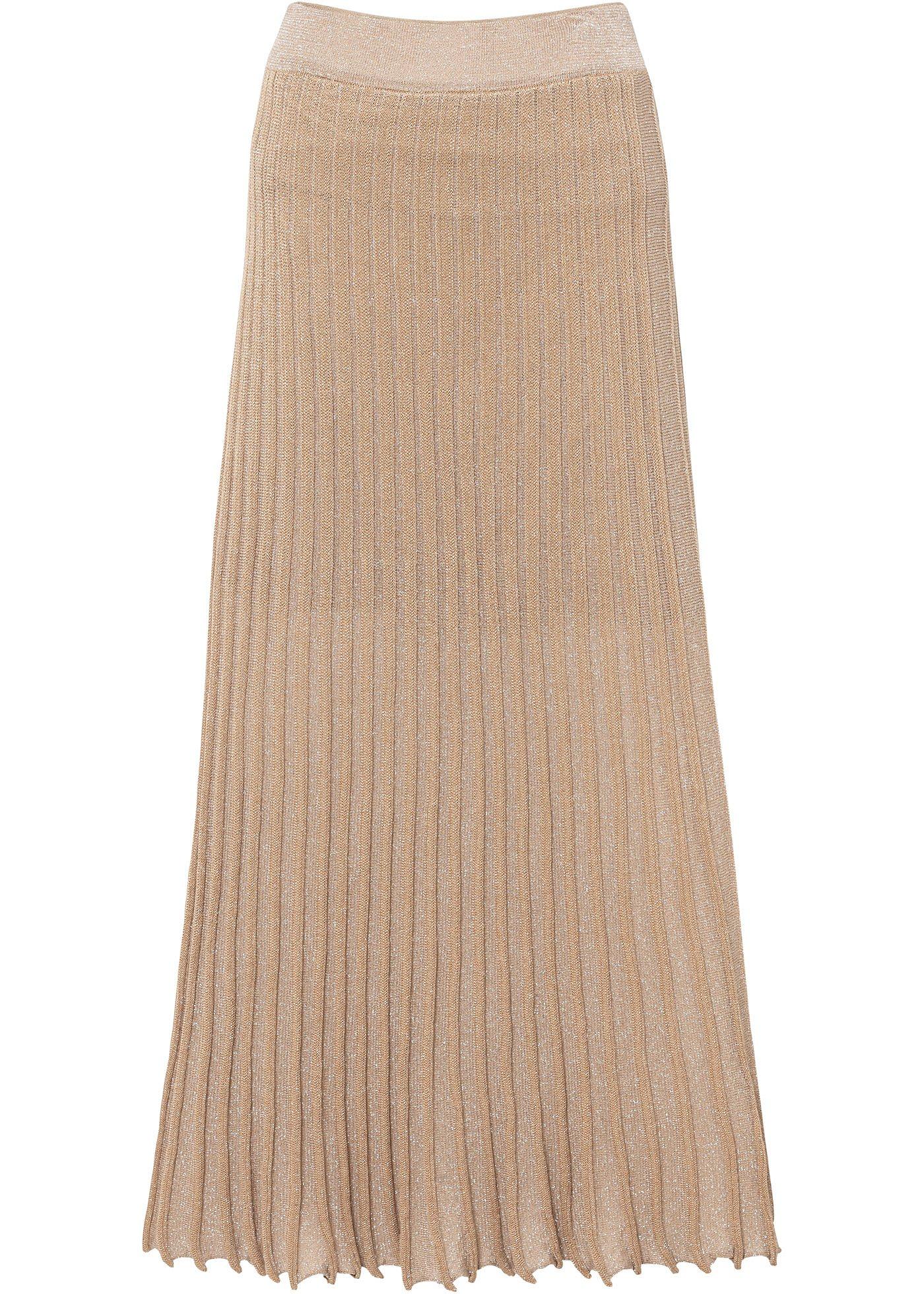 Jupe en maille plissée