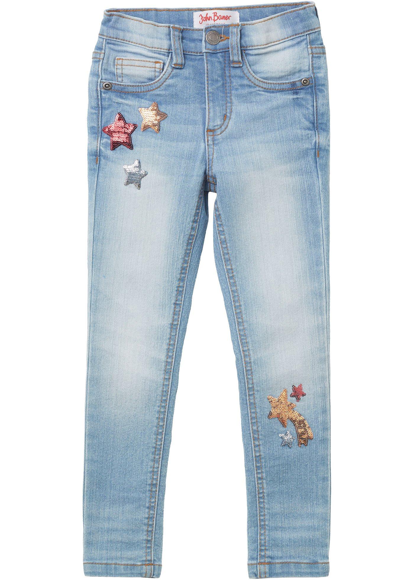 Jean Skinny fille à paillettes