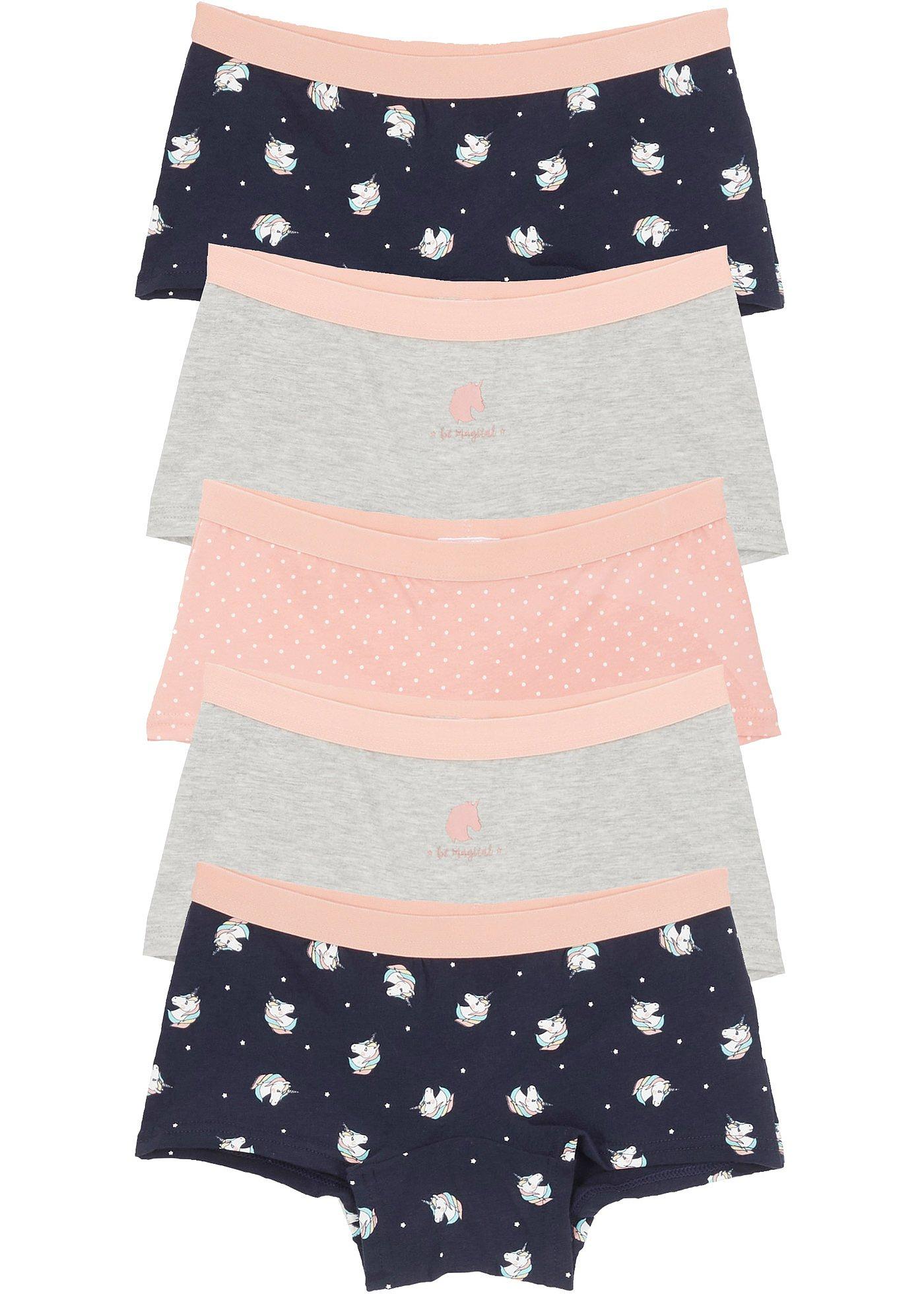 Lot de 5 culottes fille