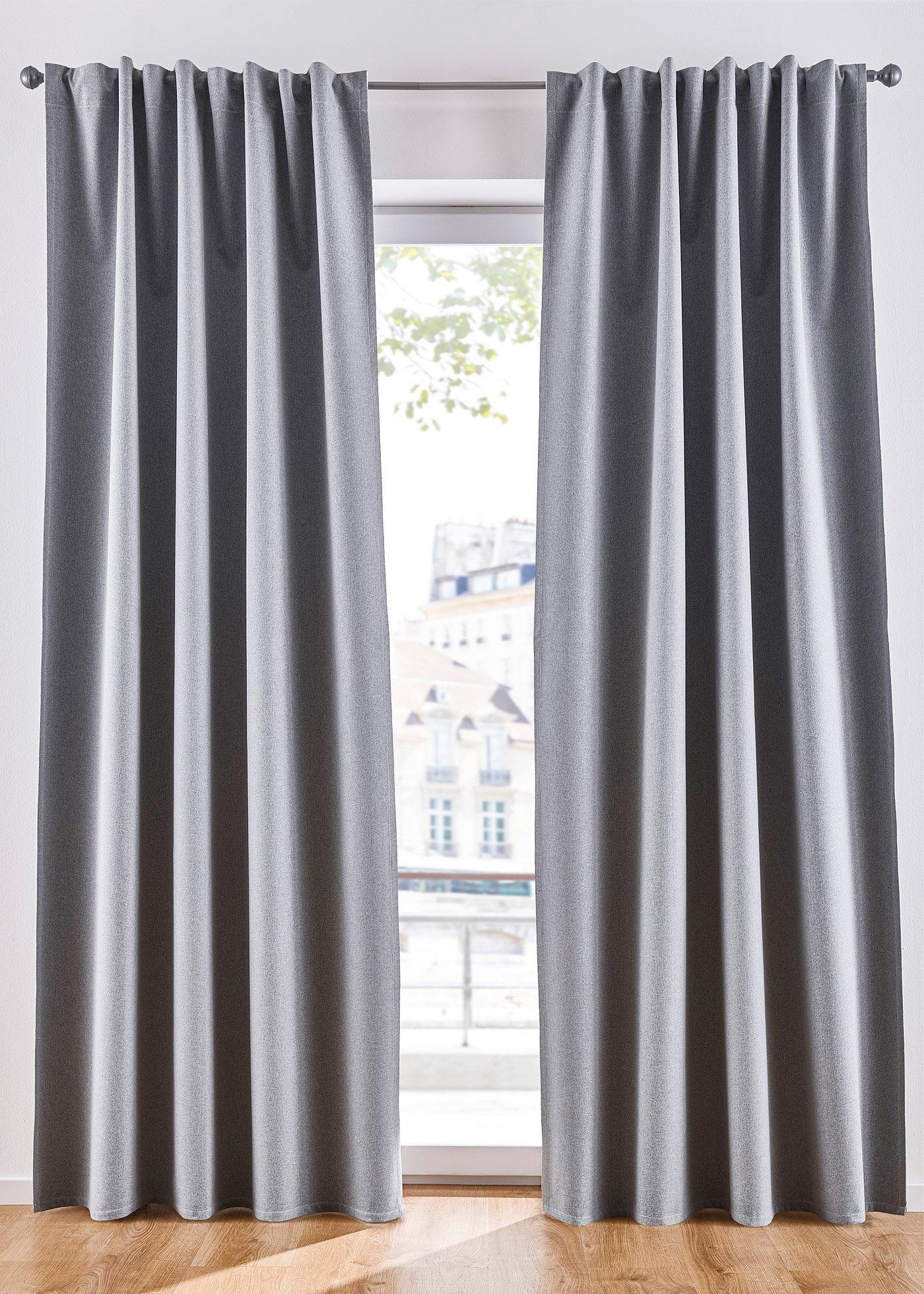 Panneau occultant avec structure chinée (1 pce.)