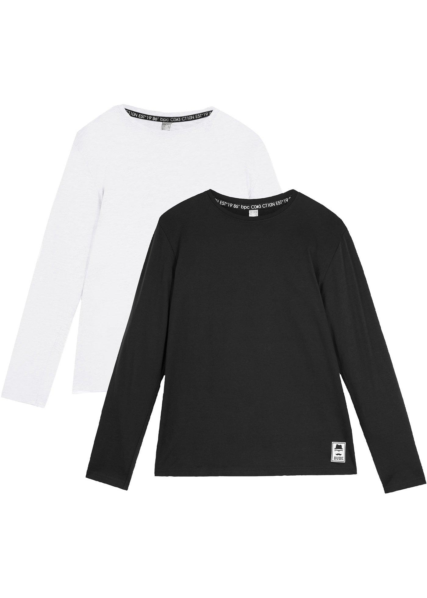 Lot de 2 T-shirts manches longues garçon