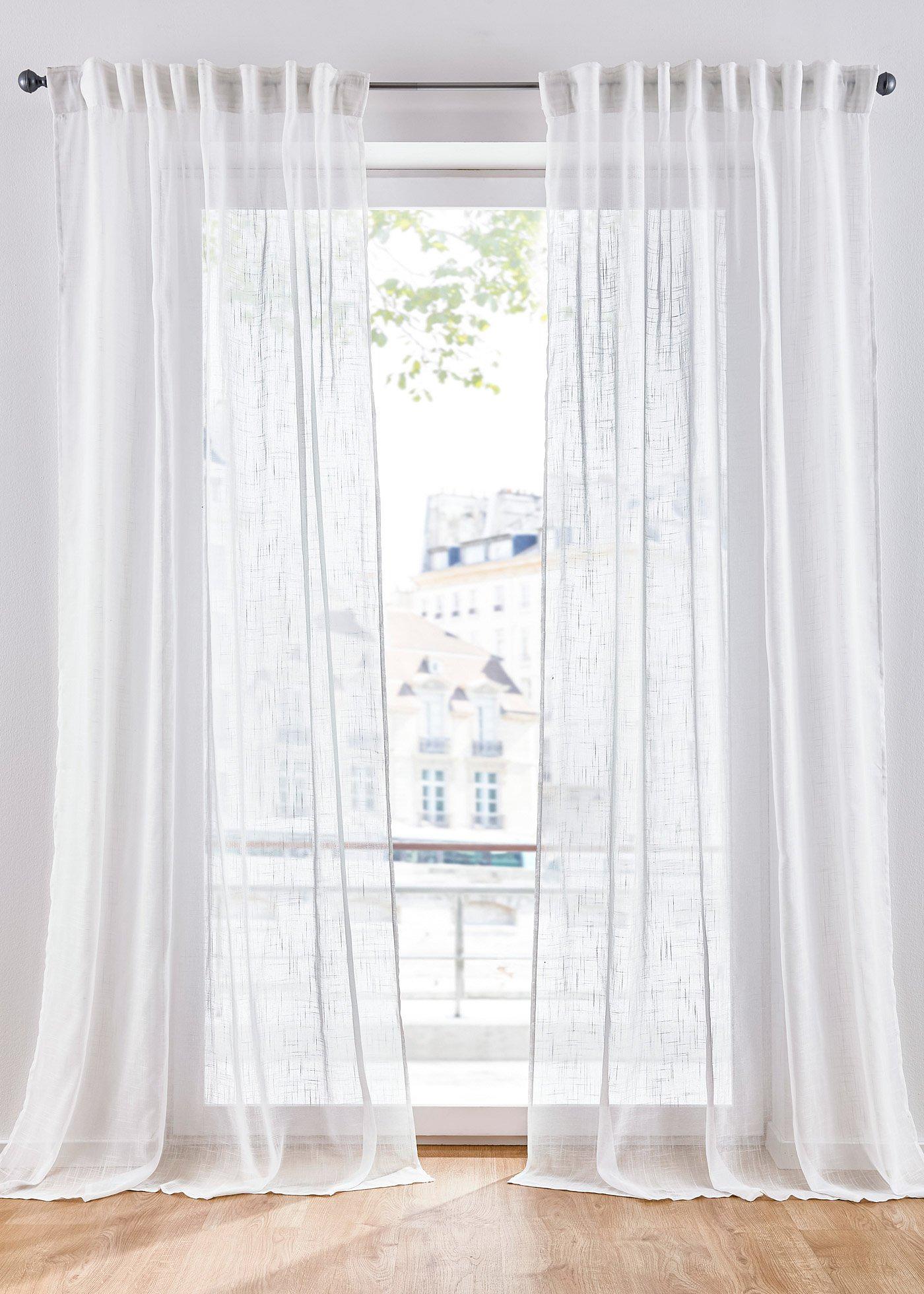 Voilage raccourcissable (1 pce.)