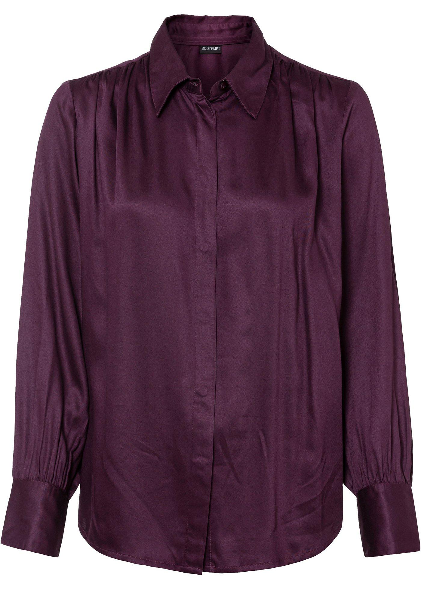 Chemisier en satin en viscose durable