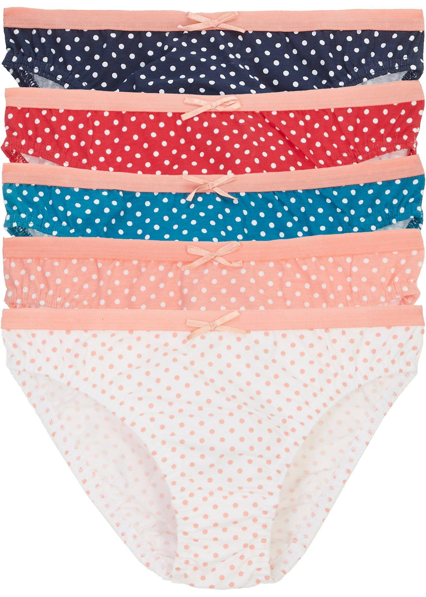 Lot de 5 slips fille