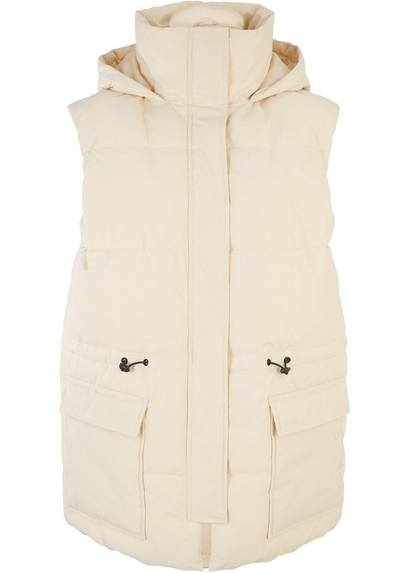 Gilet sans manches rembourré à capuche