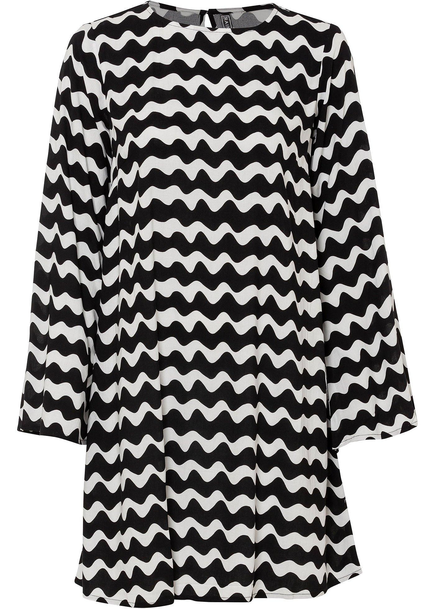 Robe avec manches trompette