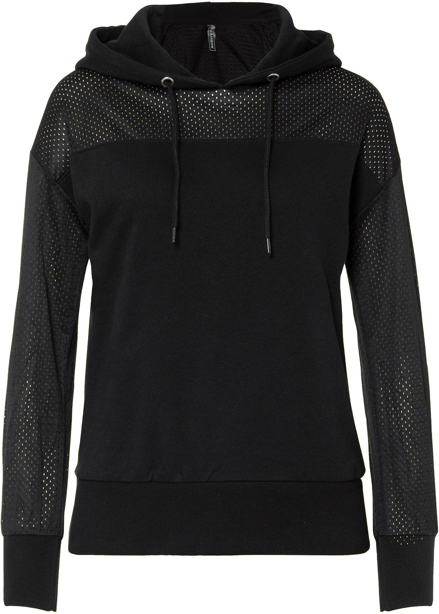 Sweat-shirt avec empiècements mesh