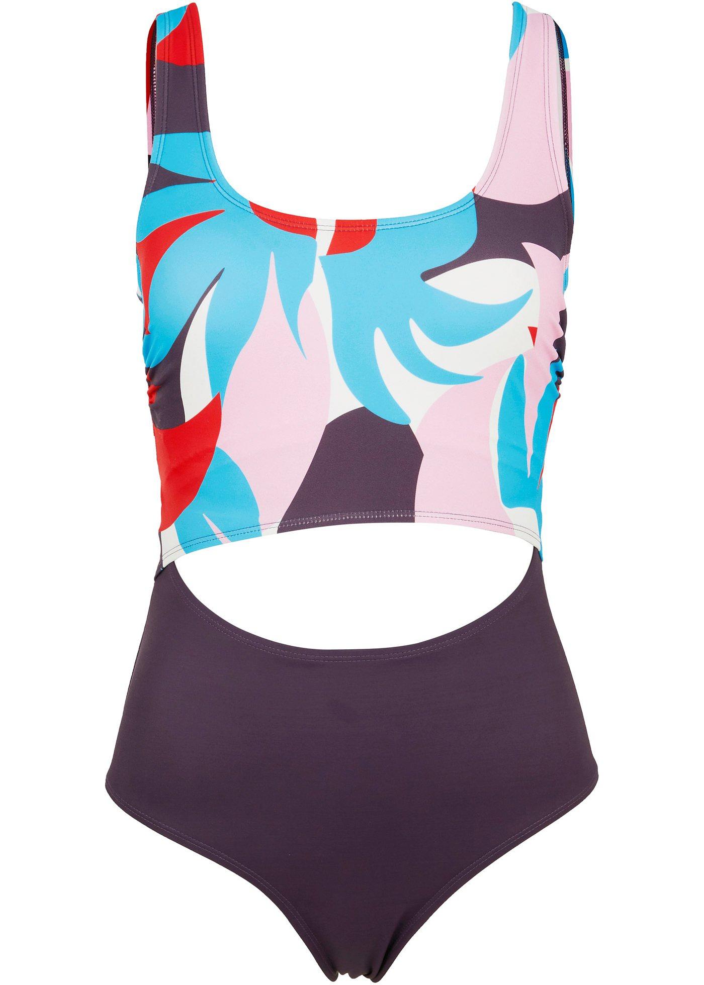 Maillot 1 pièce en polyamide recyclé, effet sculptant léger