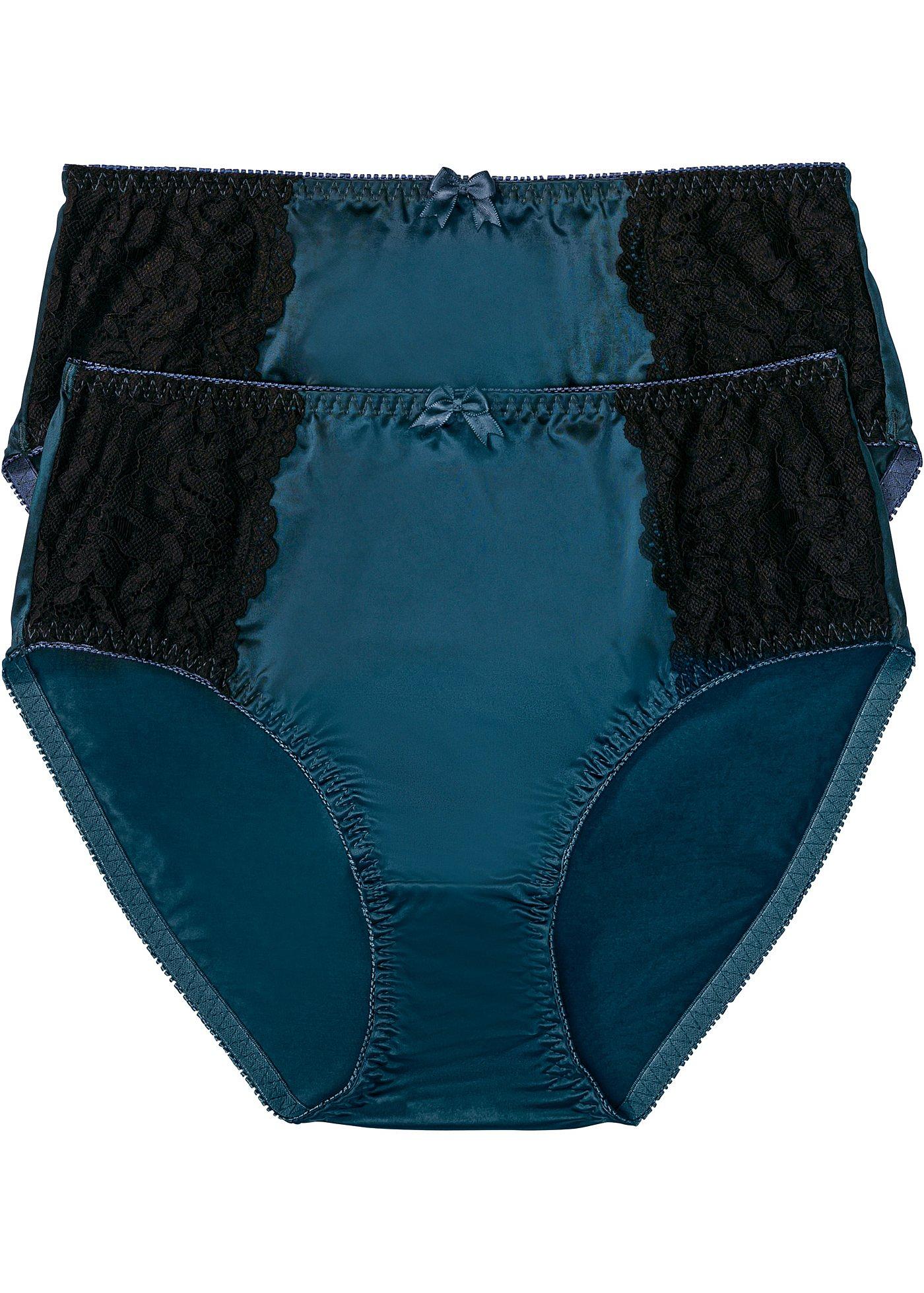 Lot de 2 maxi slips avec tissu brillant