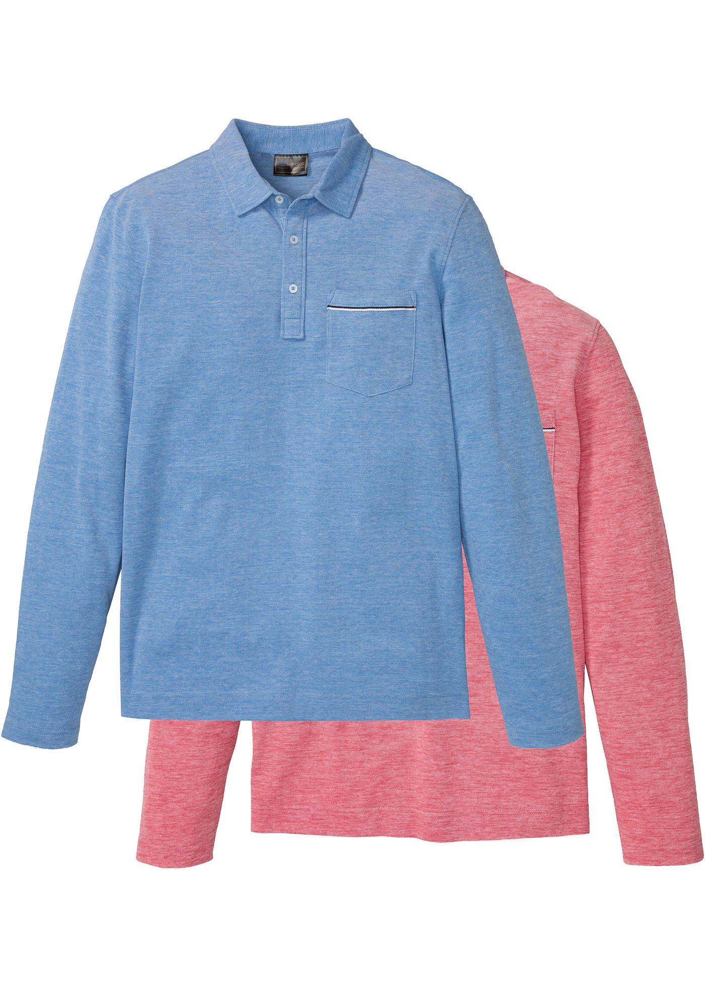 Lot de 2 polos manches longues