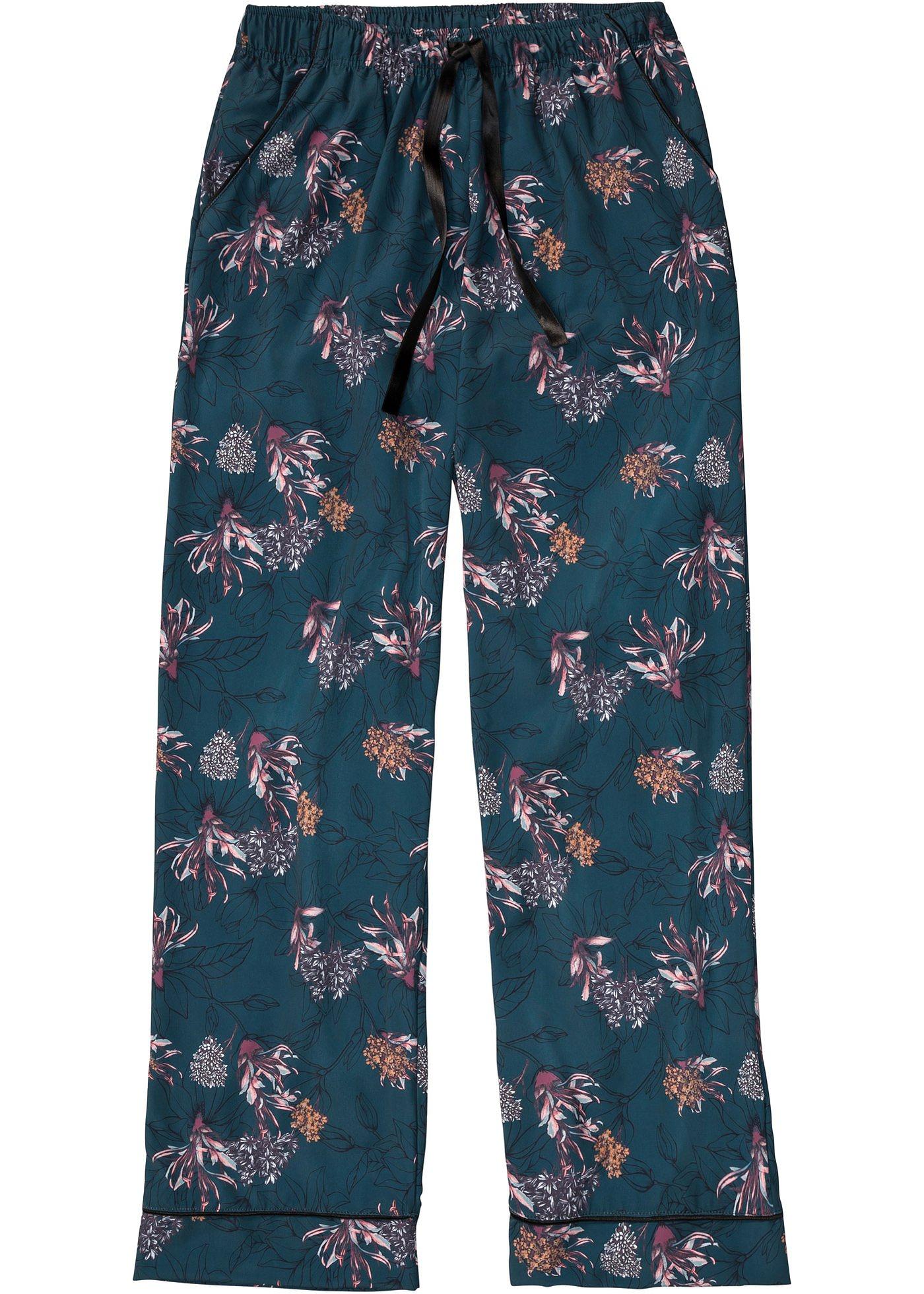 Pantalon de pyjama en satin mat