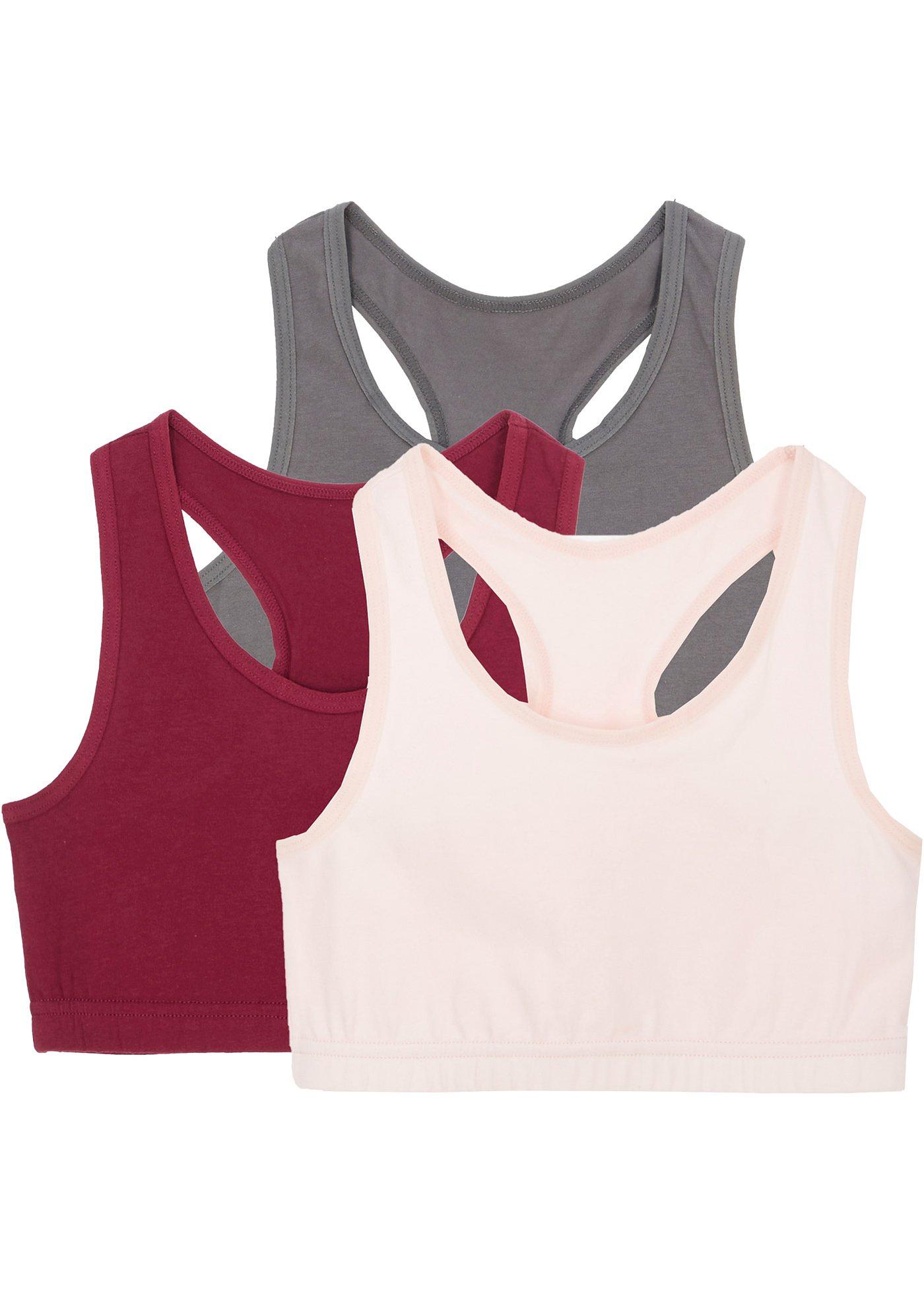 Lot de 3 brassières fille