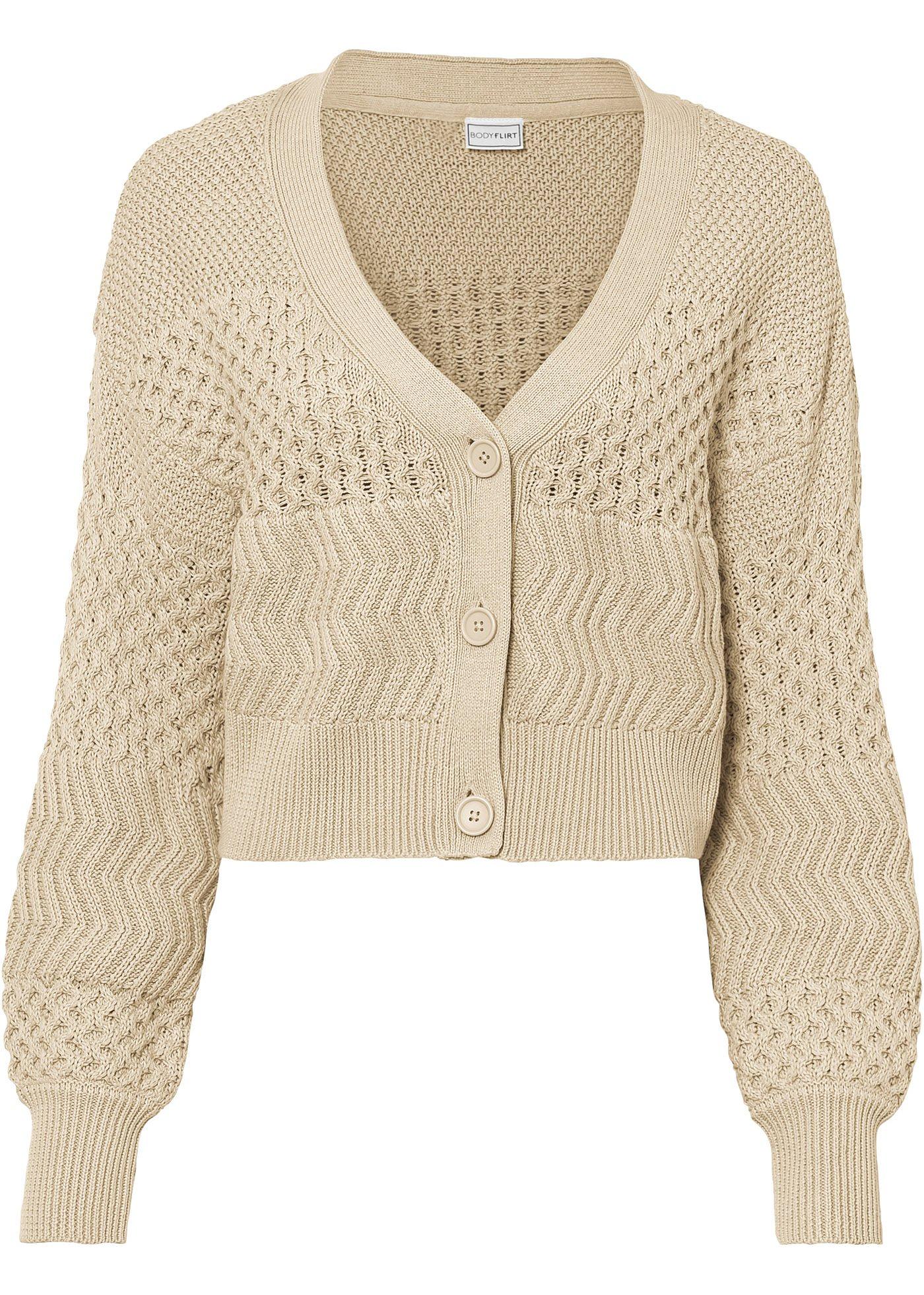 Gilet court en maille