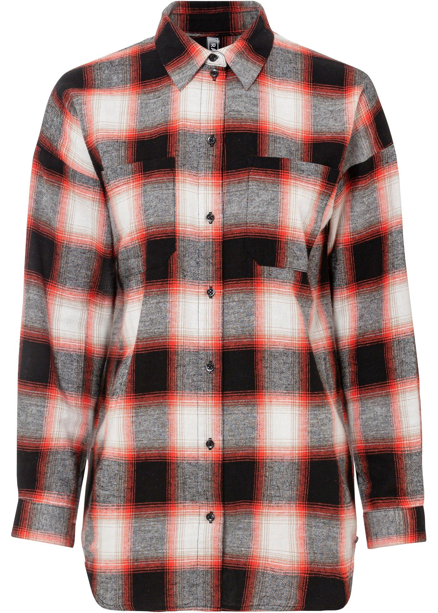 Chemise Boyfriend en flanelle à carreaux