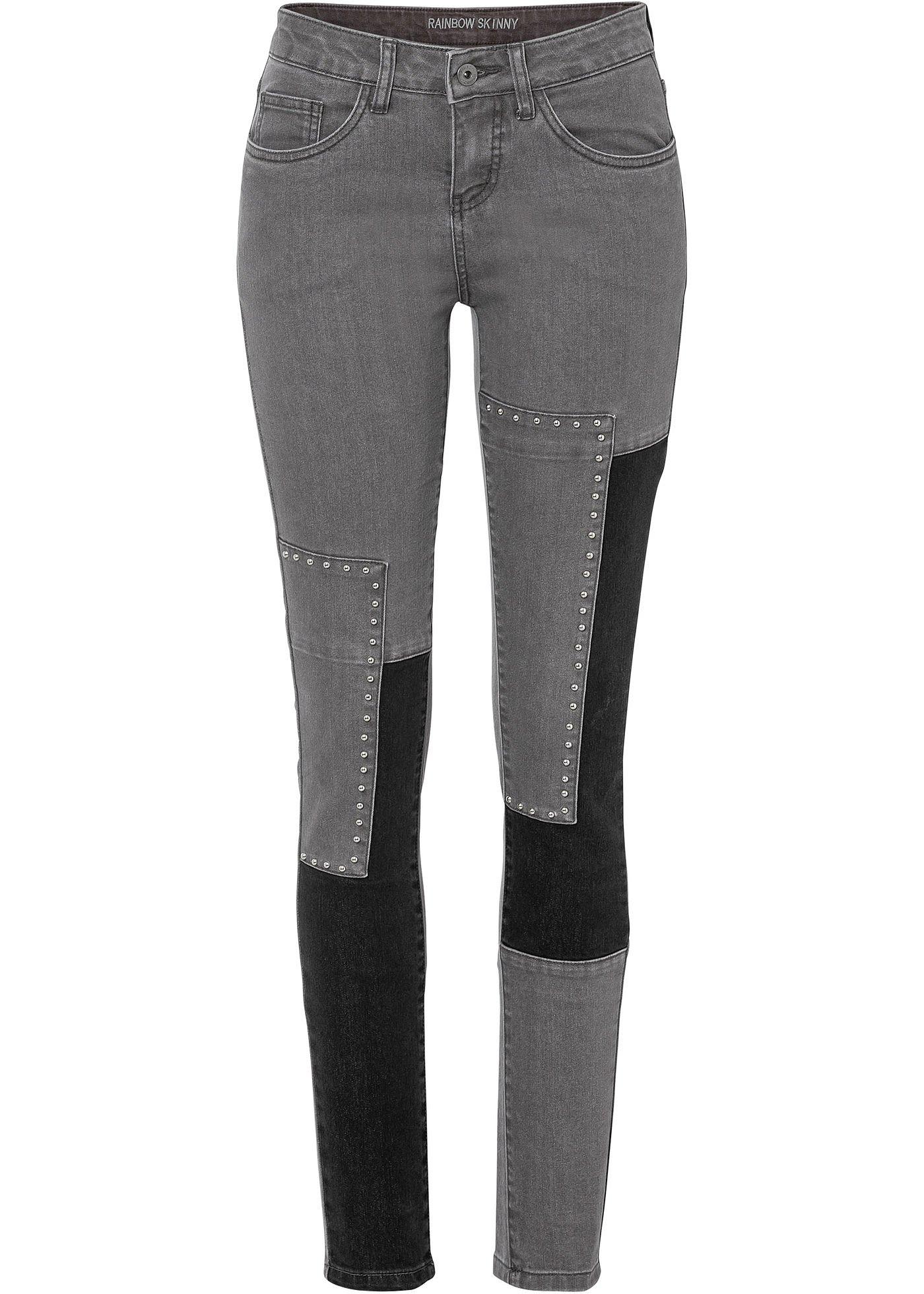 Image de Jean Skinny avec color block