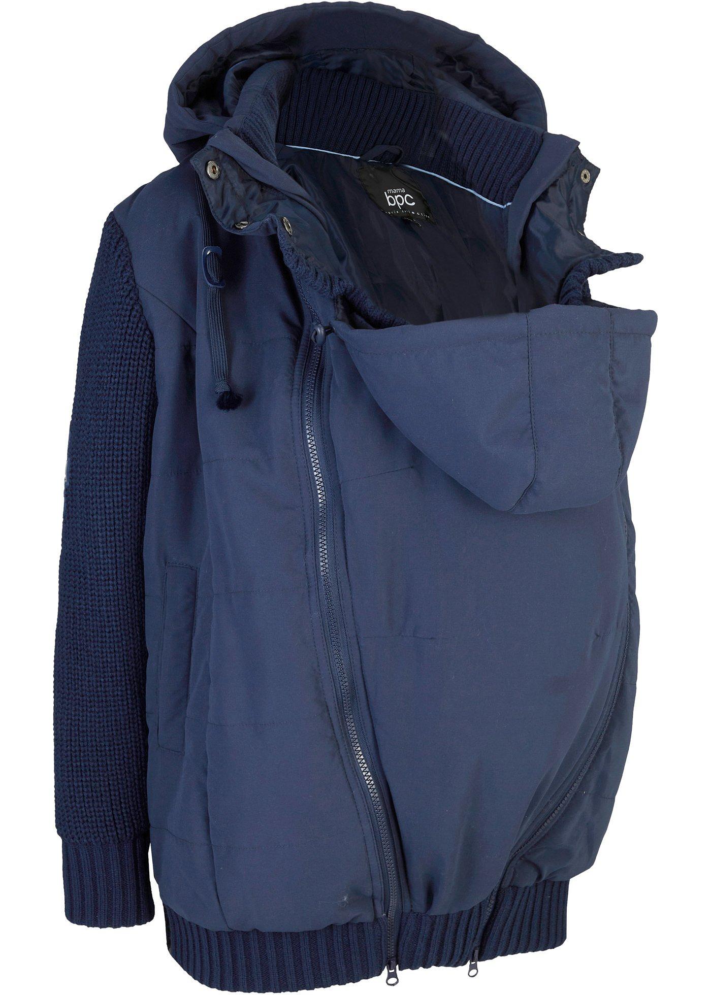 Veste de grossesse avec fonction portage avec manches en maille