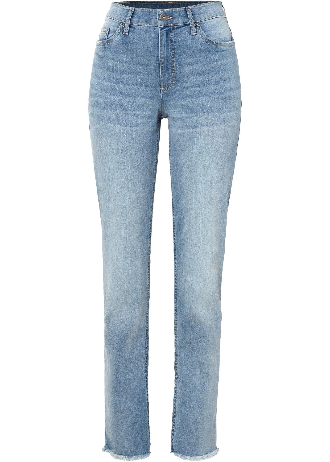 Jean Straight avec détail fente