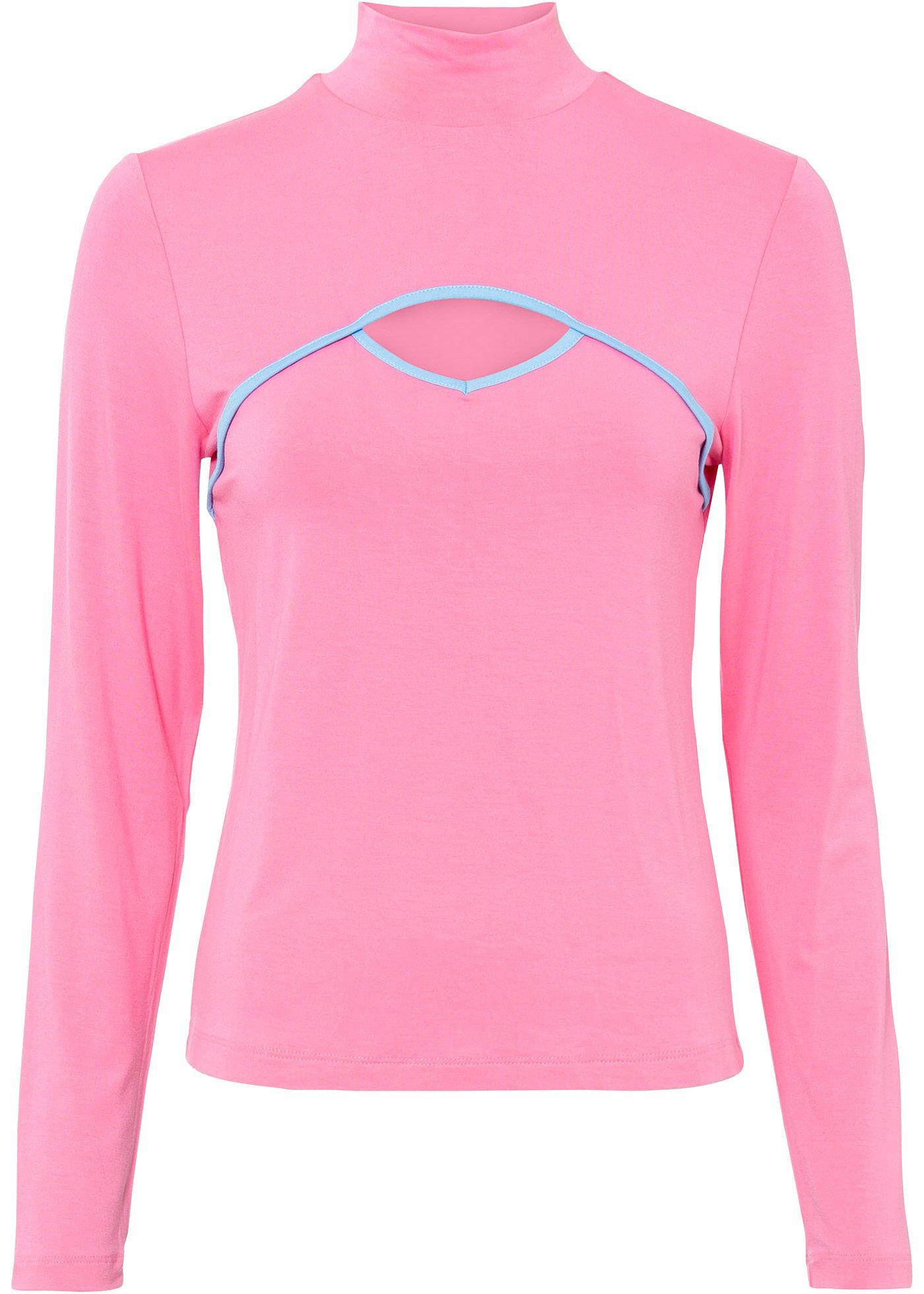 T-shirt manches longues à découpe