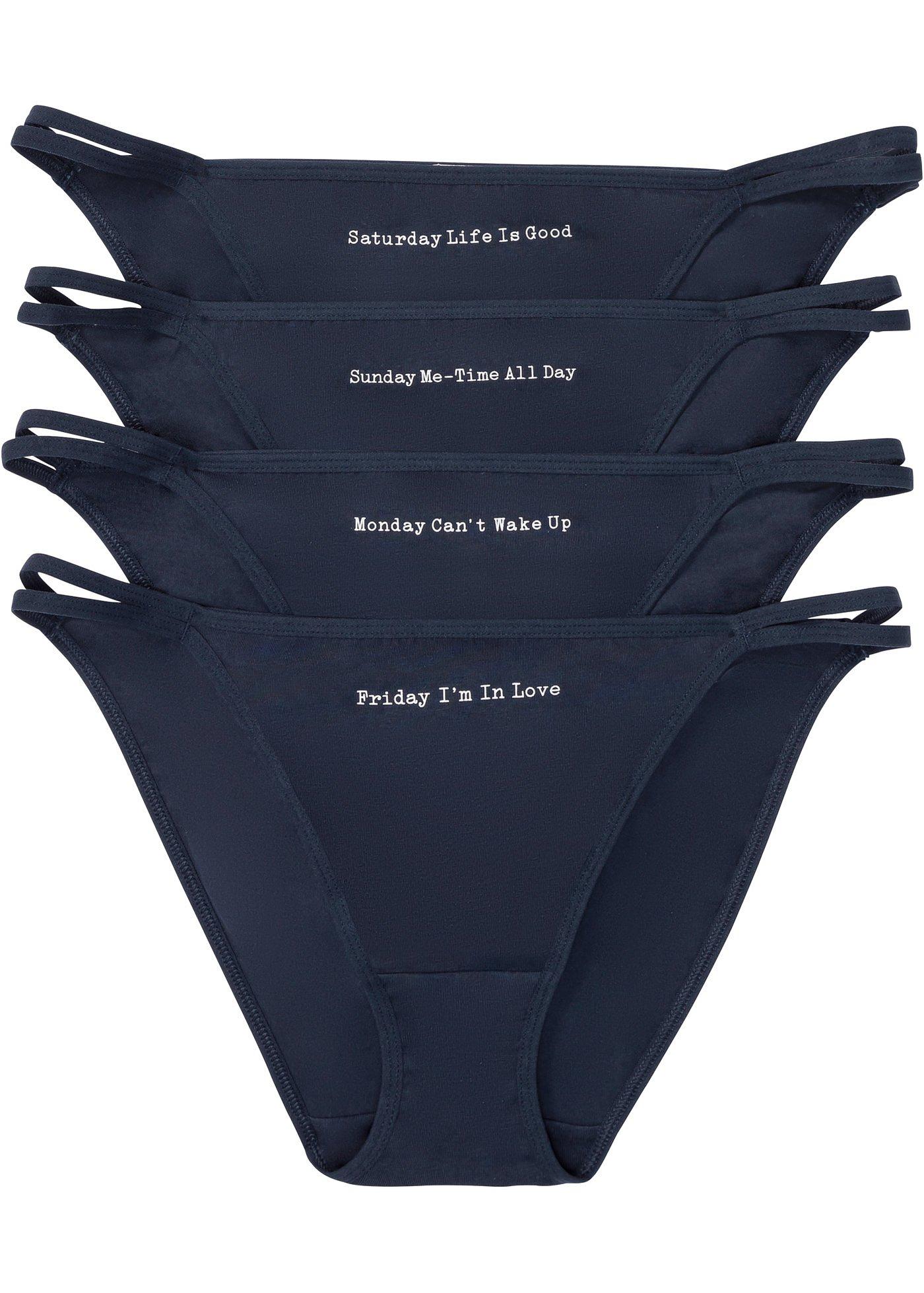 Lot de 4 slips tanga