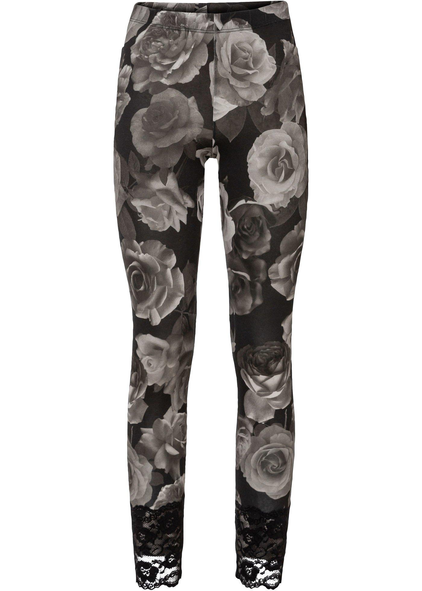 Legging avec dentelle