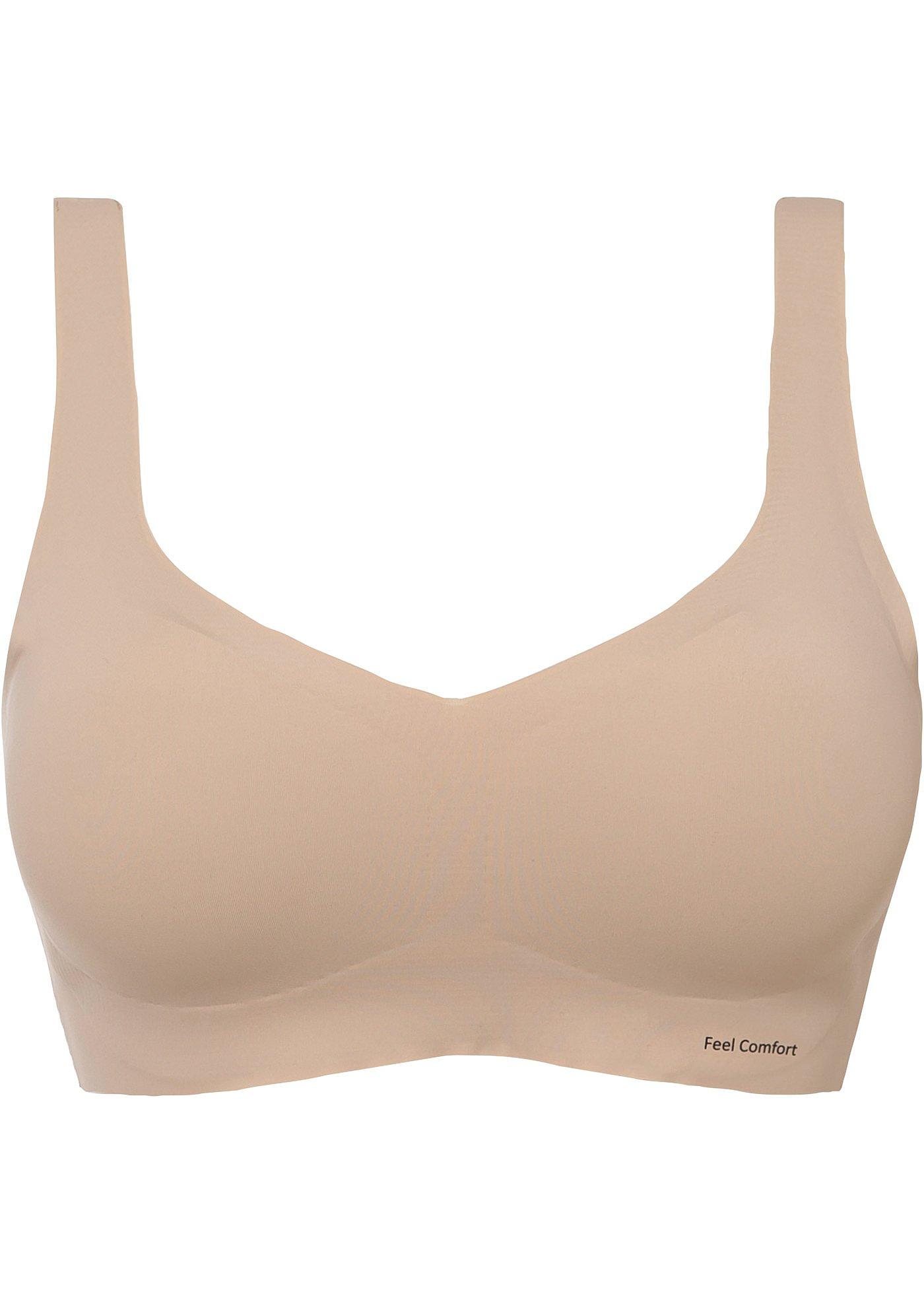 Soutien-gorge moulé découpe laser, sans armatures, rembourré Feel Comfort