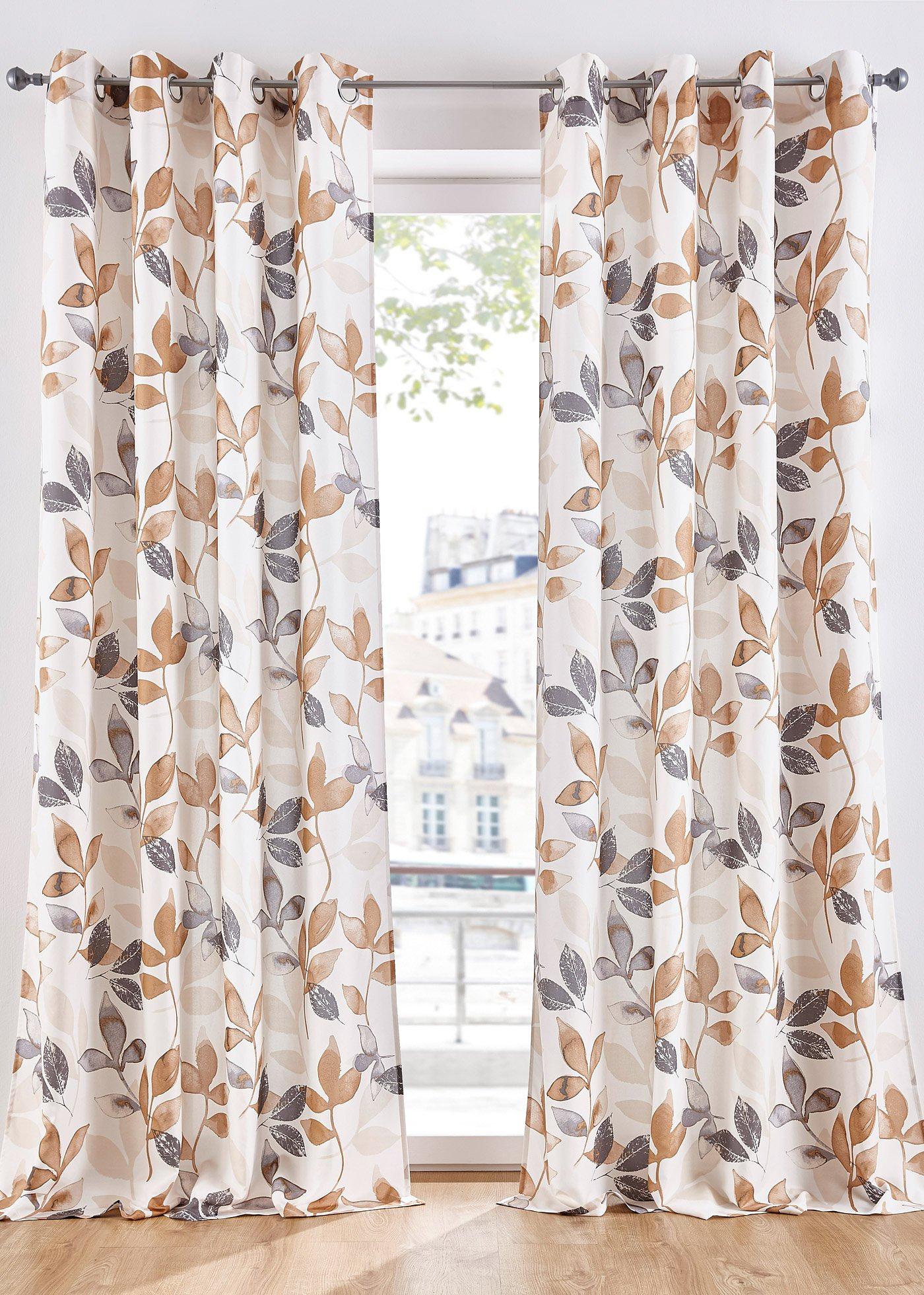 Panneau à imprimé feuilles (1 pce.)