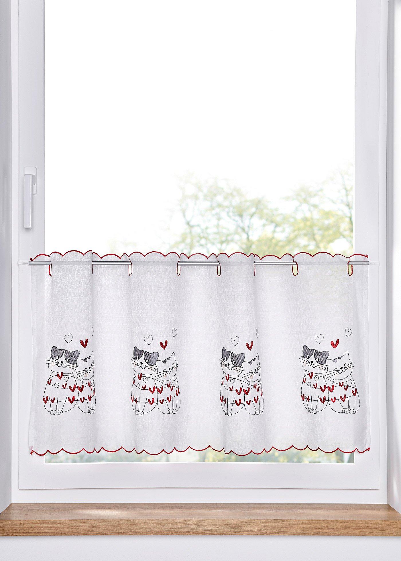 Brise-bise avec broderie