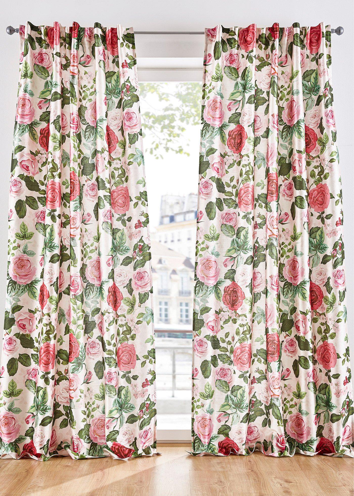 Panneau à imprimé floral (1 pce.)