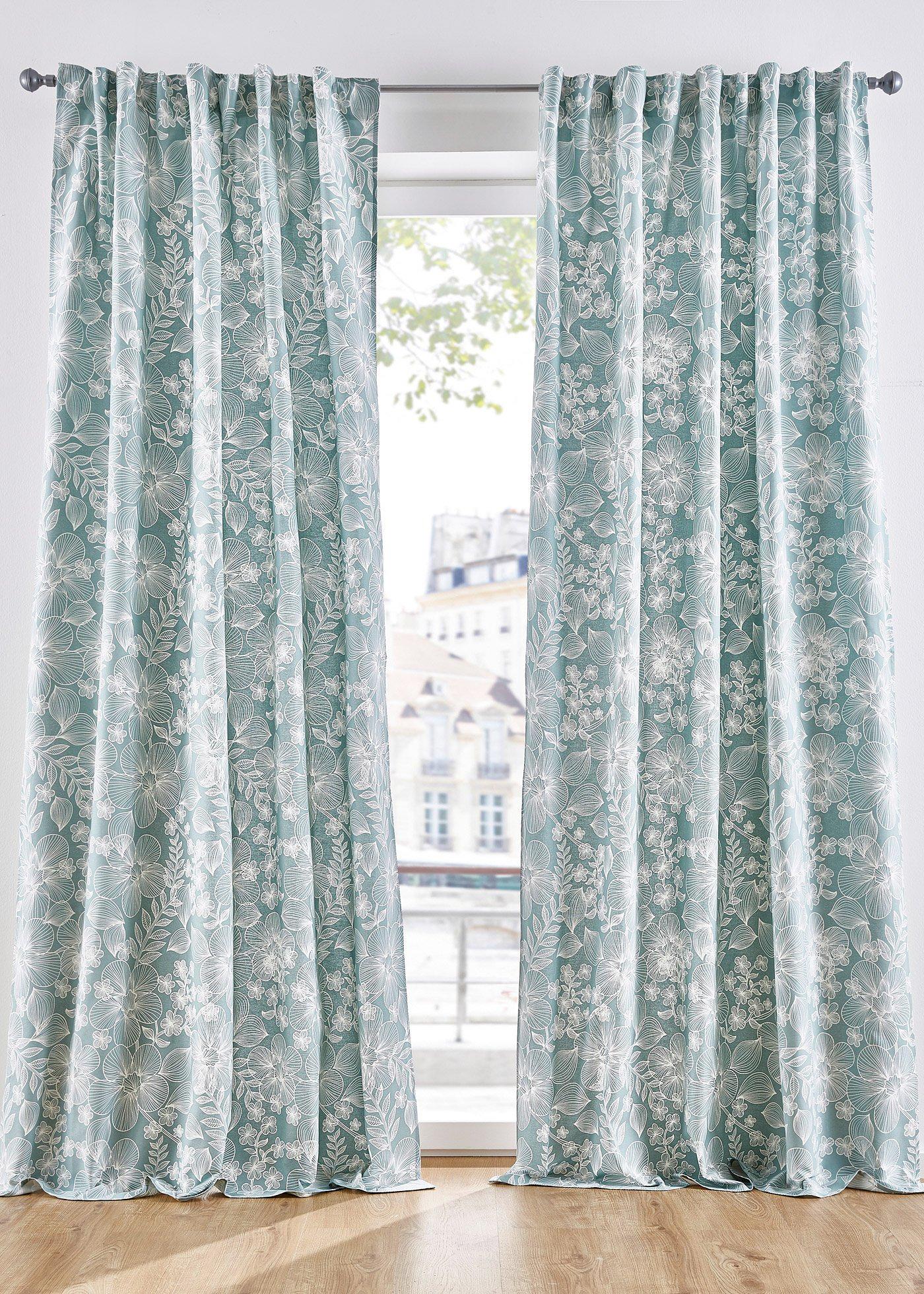 Panneau à imprimé floral (1 pce.)