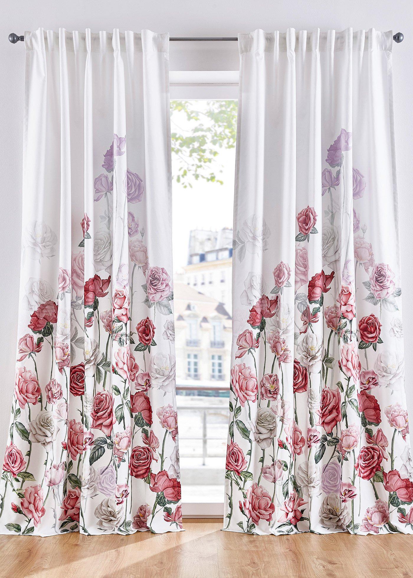 Panneau microfibre imprimé floral (1 pce.)