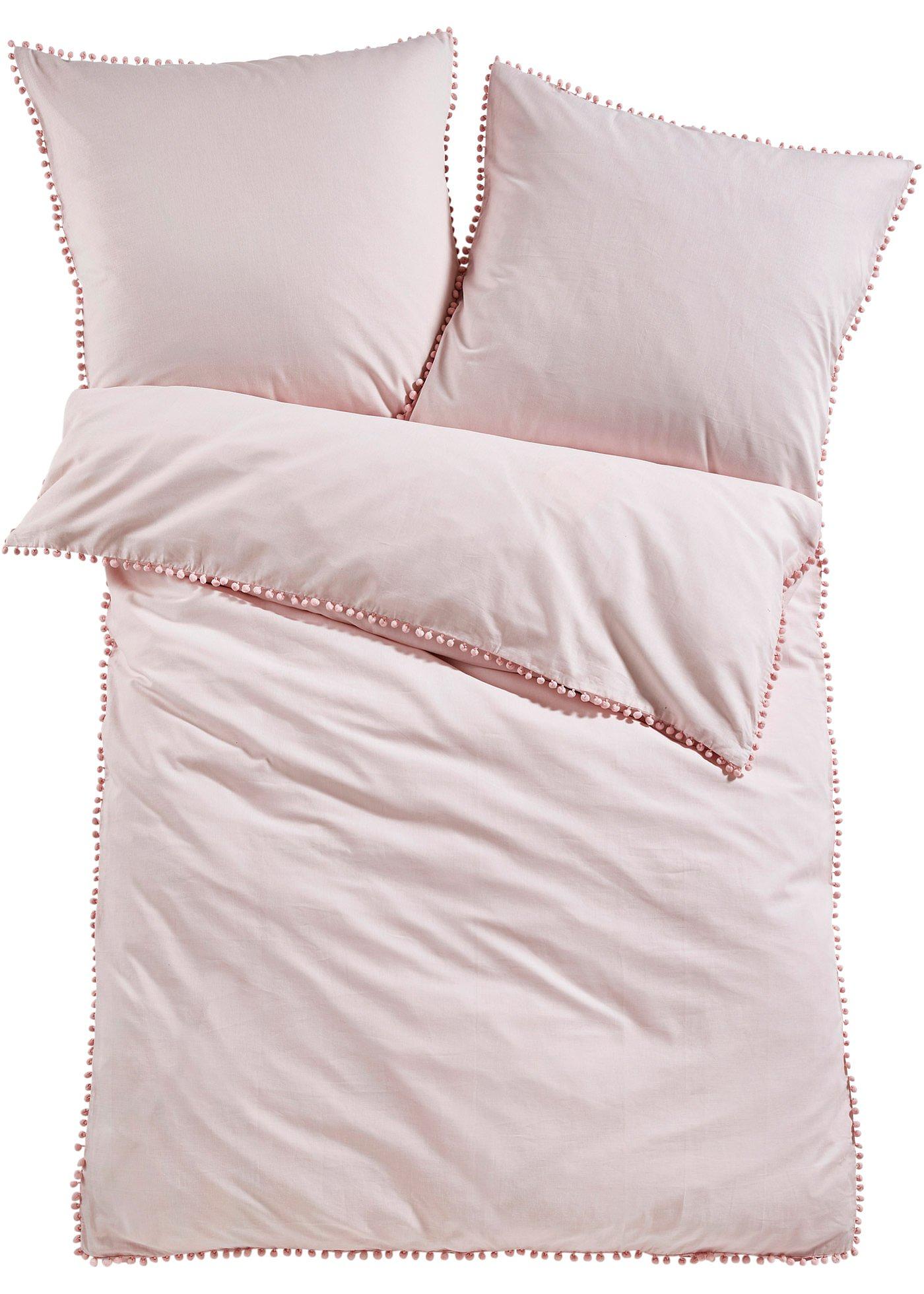 Parure de lit avec pompons