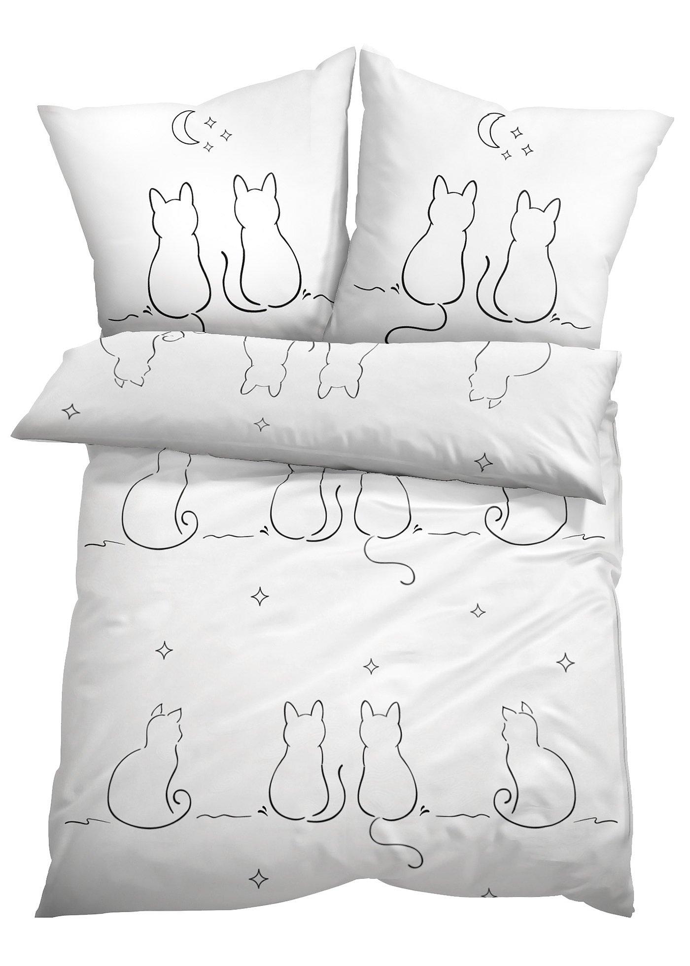 Parure de lit avec chats
