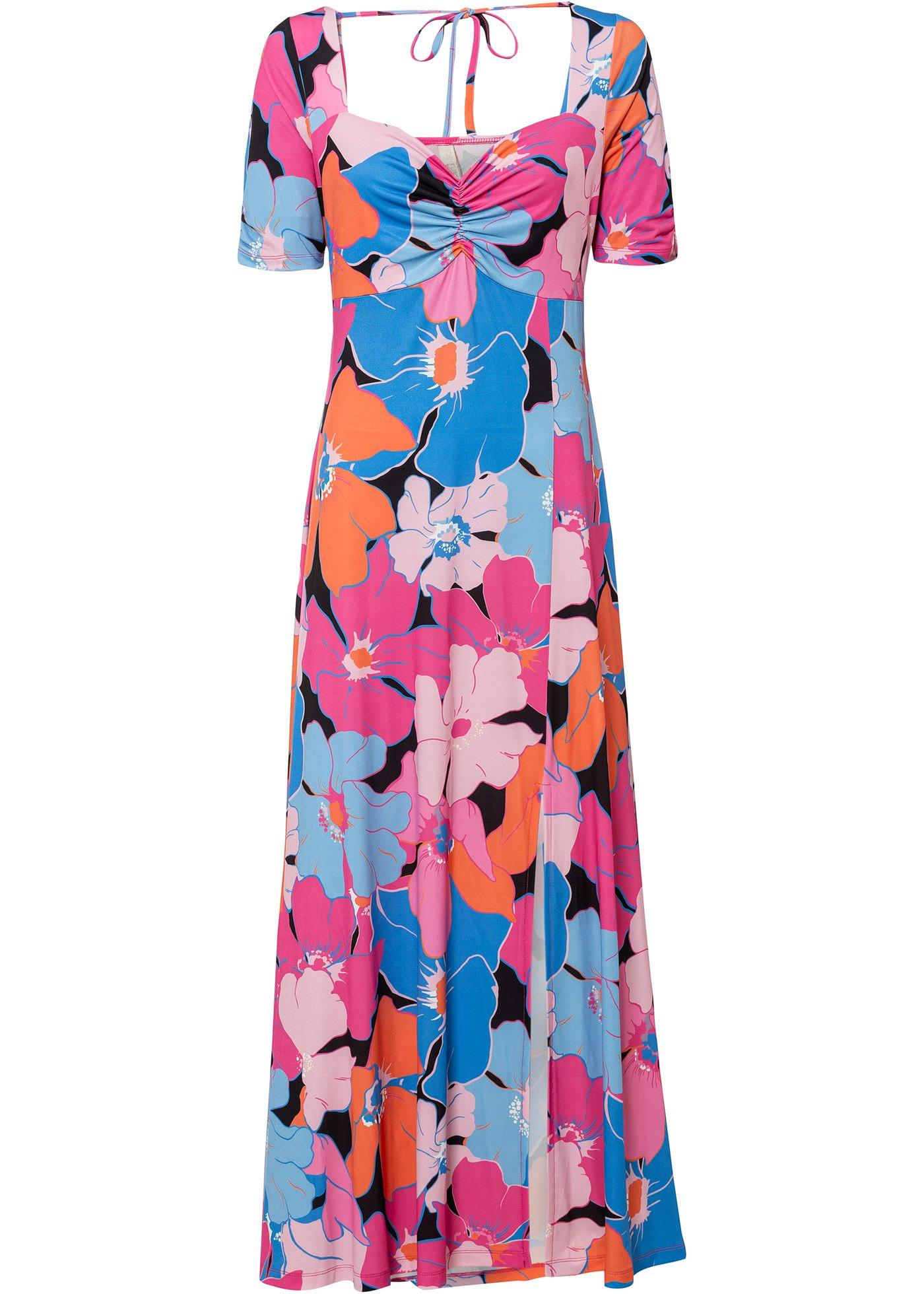 Robe longue avec fente