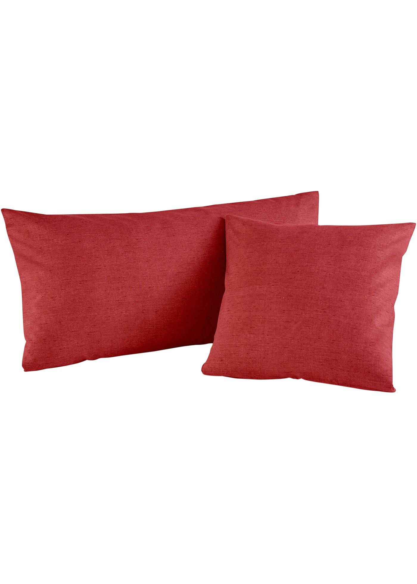 Image de Lot de 2 housses de coussin effet lin