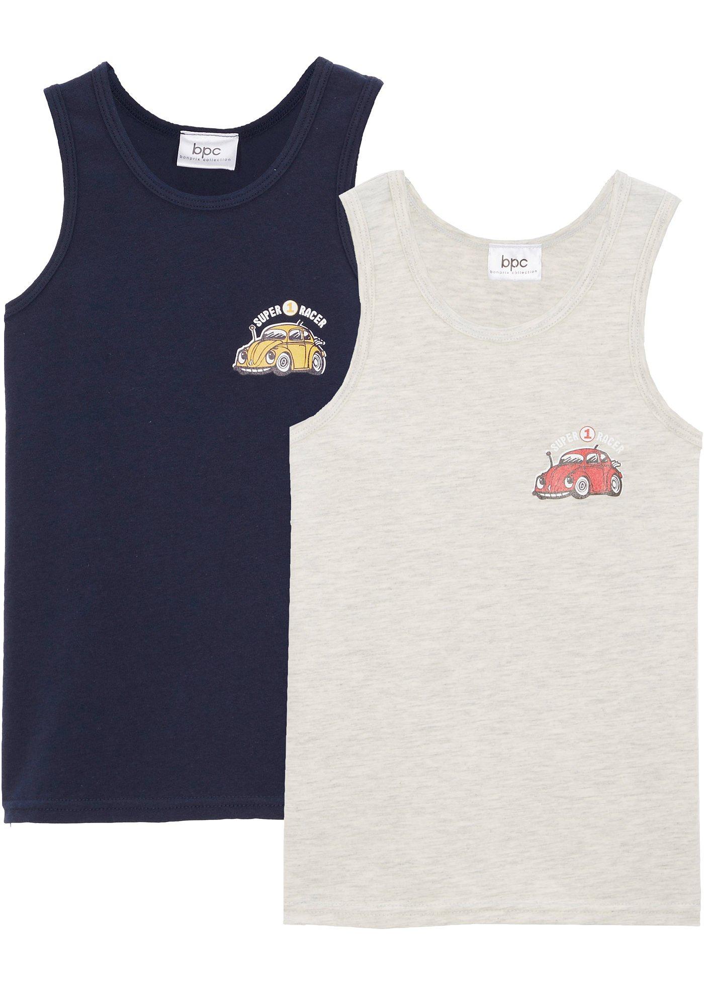 Lot de 2 tricots de peau garçon