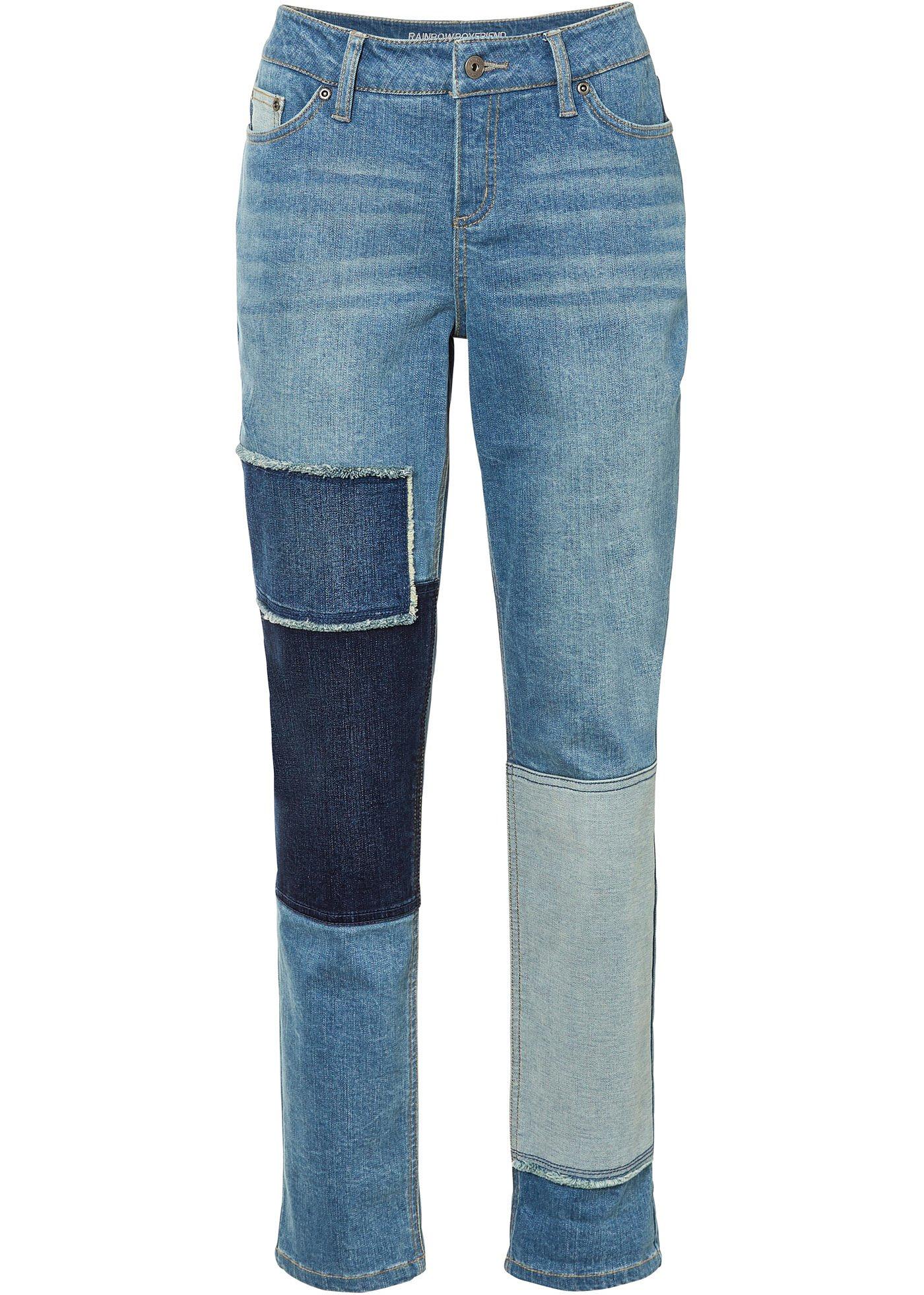 Image de Jean Boyfriend avec détails patches