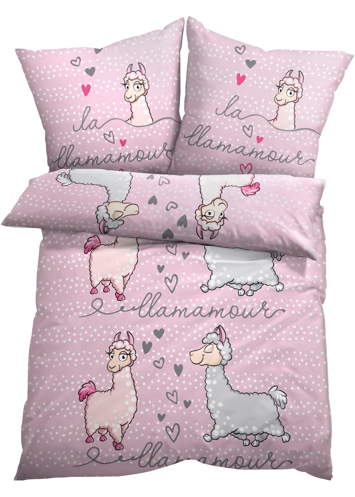 Parure de lit avec alpagas
