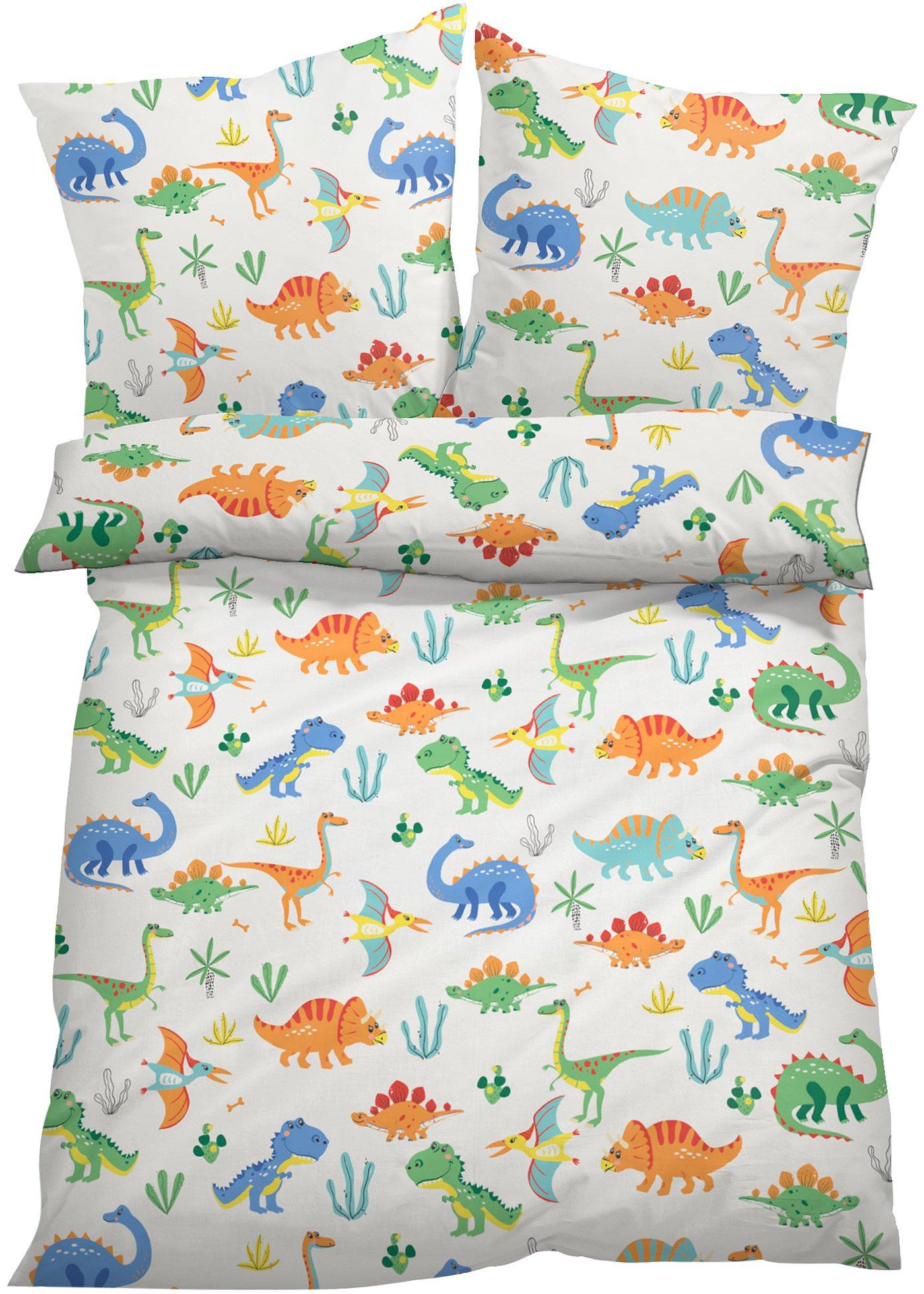 Parure de lit enfant avec dinosaures