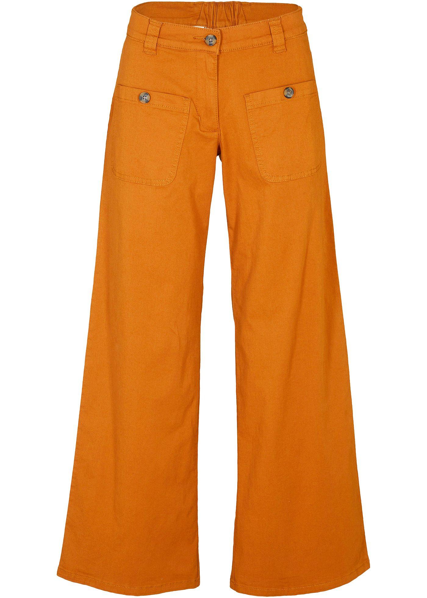 Image de Jupe-culotte cargo en twill avec jambes larges et taille confortable