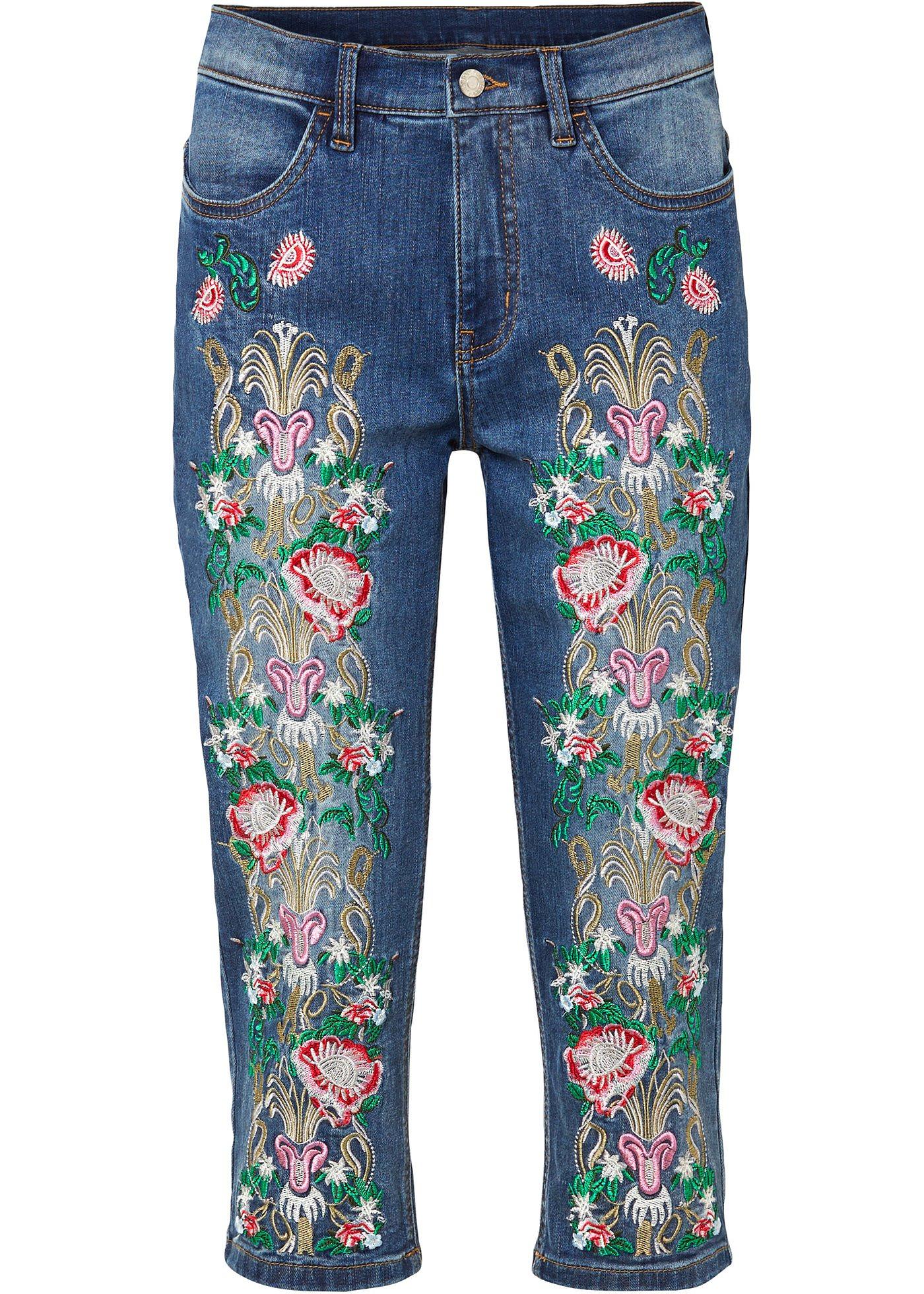 Jean corsaire brodé